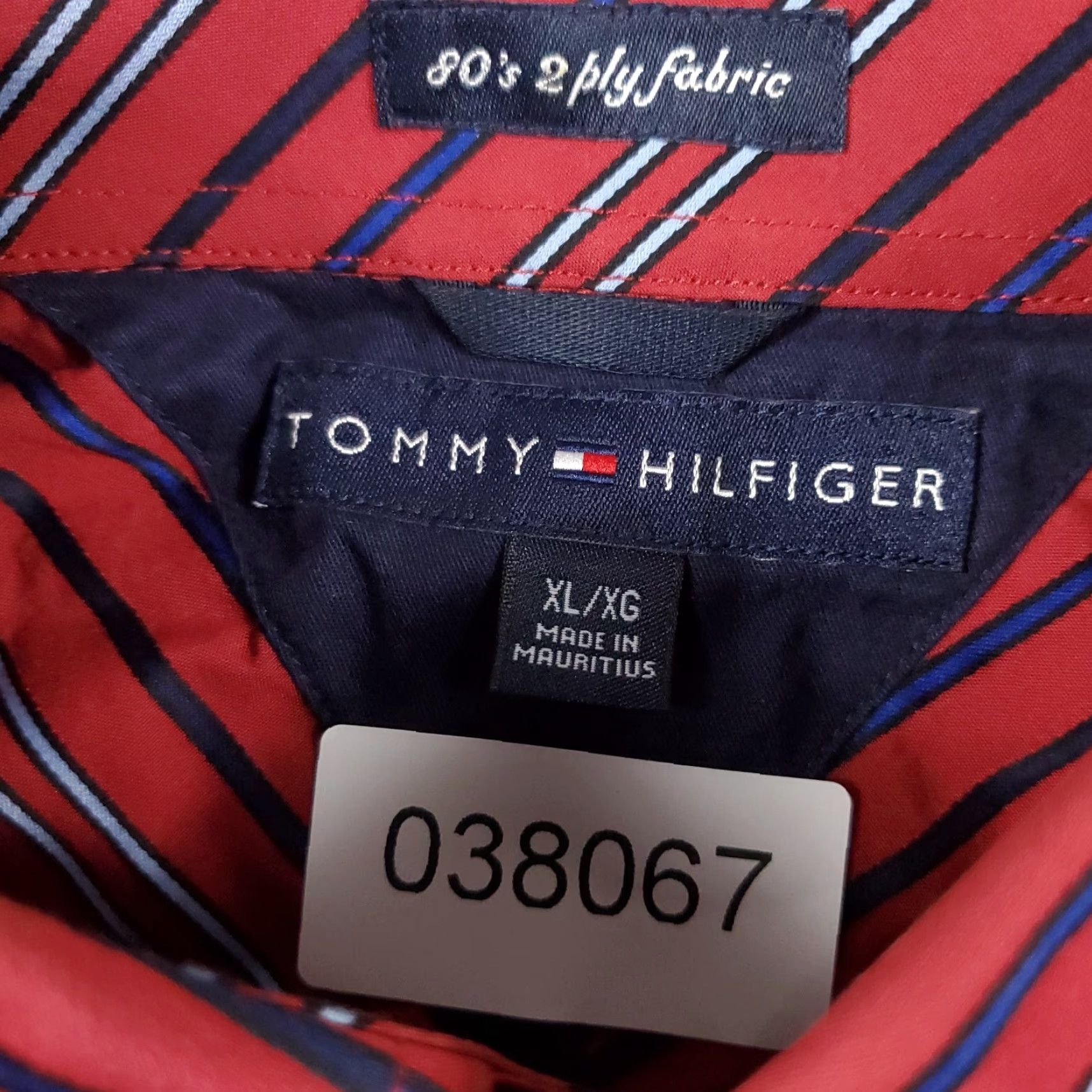 Tommy Hilfiger Tommy Hilfiger Red Striped Button-Up Shirt Men’s XL Long Sleeve Casual Modern Size US XL / EU 56 / 4 - 6 Thumbnail