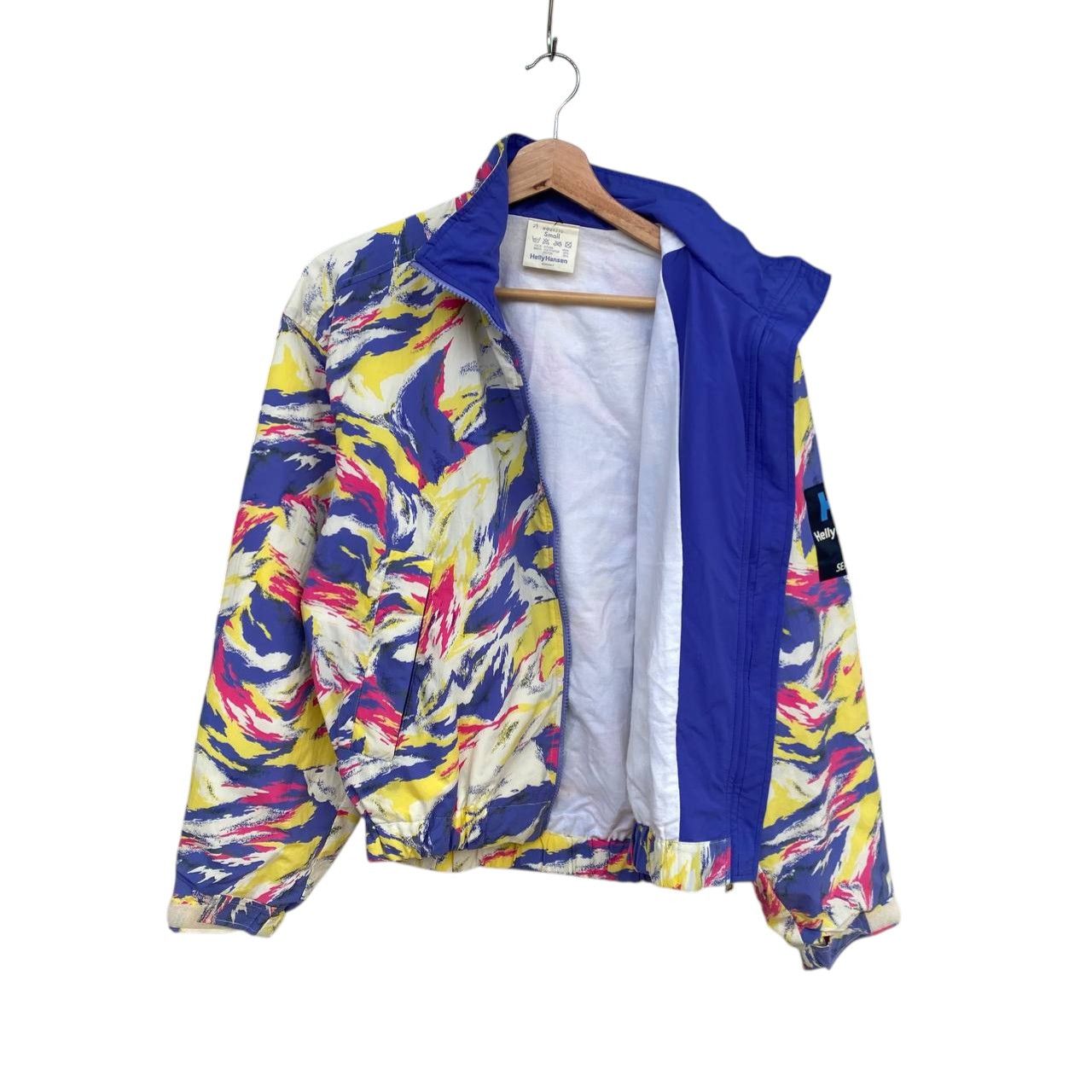 Helly Hansen Vintage 90s Helly Hansen Neon Brushstroke"Sea Life"Abstract Size US S / EU 44-46 / 1 - 11 Thumbnail