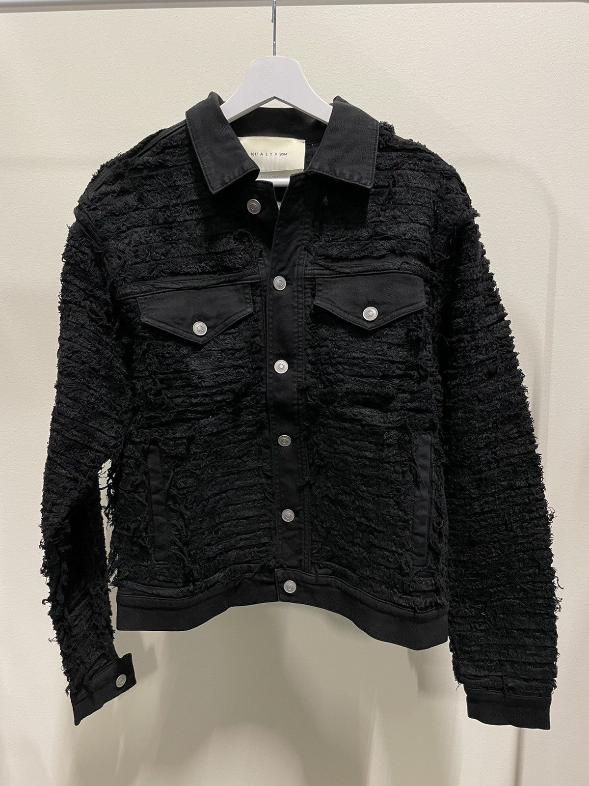 1017 ALYX 9SM X Blackmeans Distressed Denim Jacket 2000$