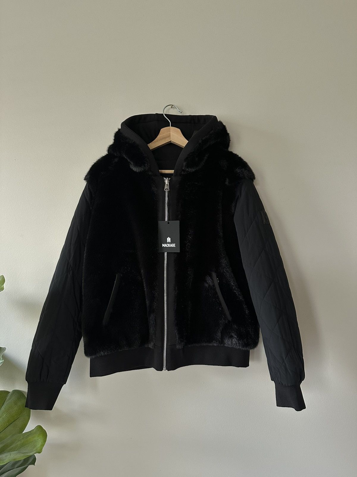 Mackage Mackage GWENDAL Reversible Faux Fur Hoodie NWT Size L / US 10 / IT 46 - 6 Thumbnail