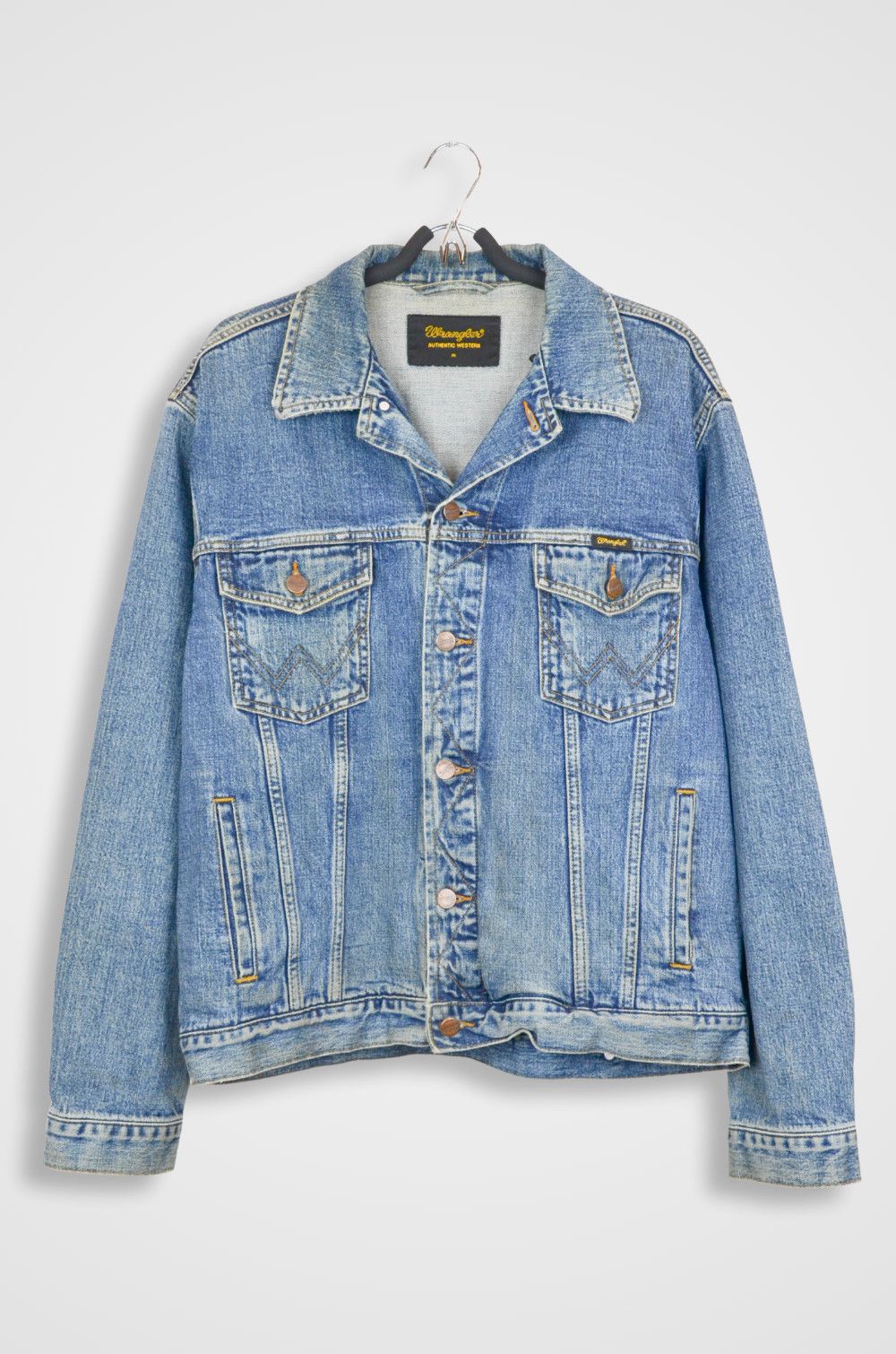 Wrangler Wrangler Vintage Western Denim Jacket Blue – XL Size US XL / EU 56 / 4 - 1 Thumbnail