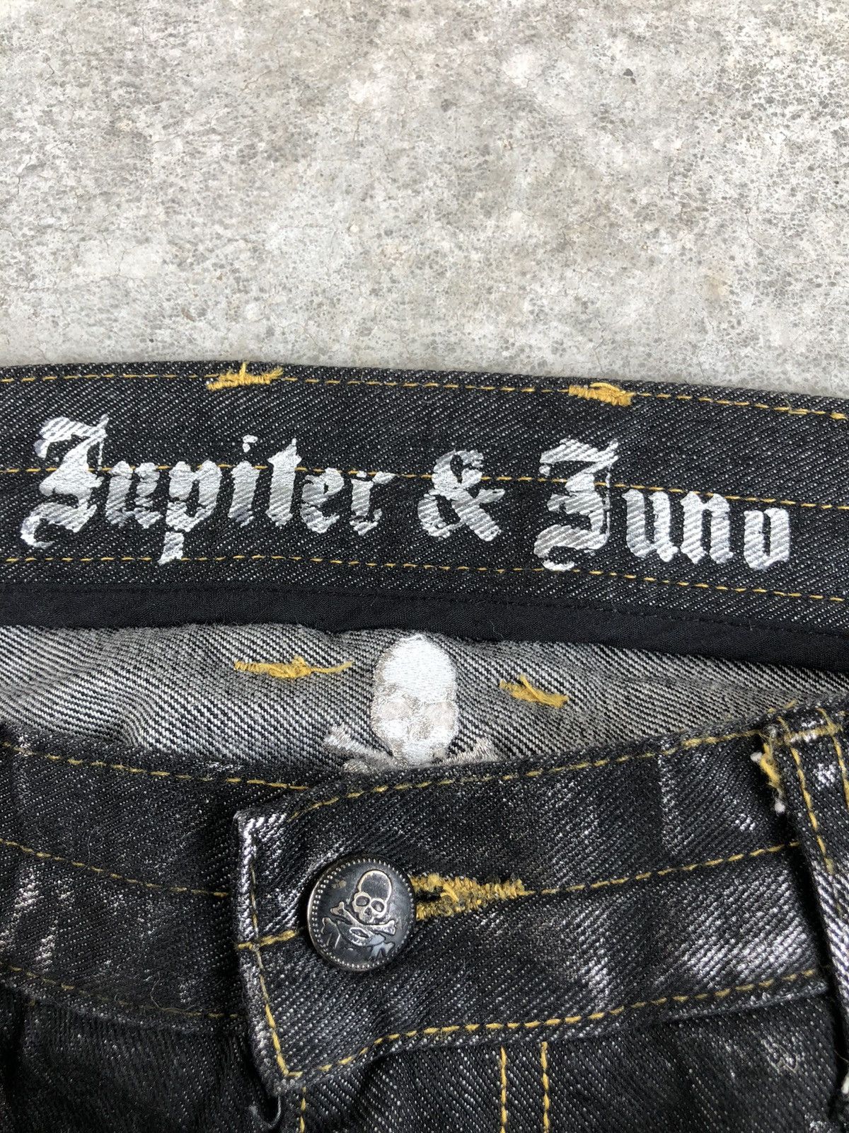 Japanese Brand Japanese Jupiter Juno Flared Jeans Distressed Size US 32 / EU 48 - 20 Thumbnail