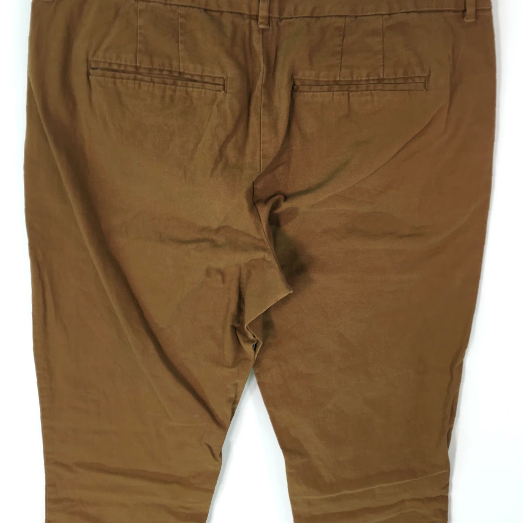 Old Navy VINTAGE Old Navy Women's Khaki Brown Mid Rise Casual Straight Pants Size 6 Size 32" / US 10 / IT 46 - 4 Thumbnail