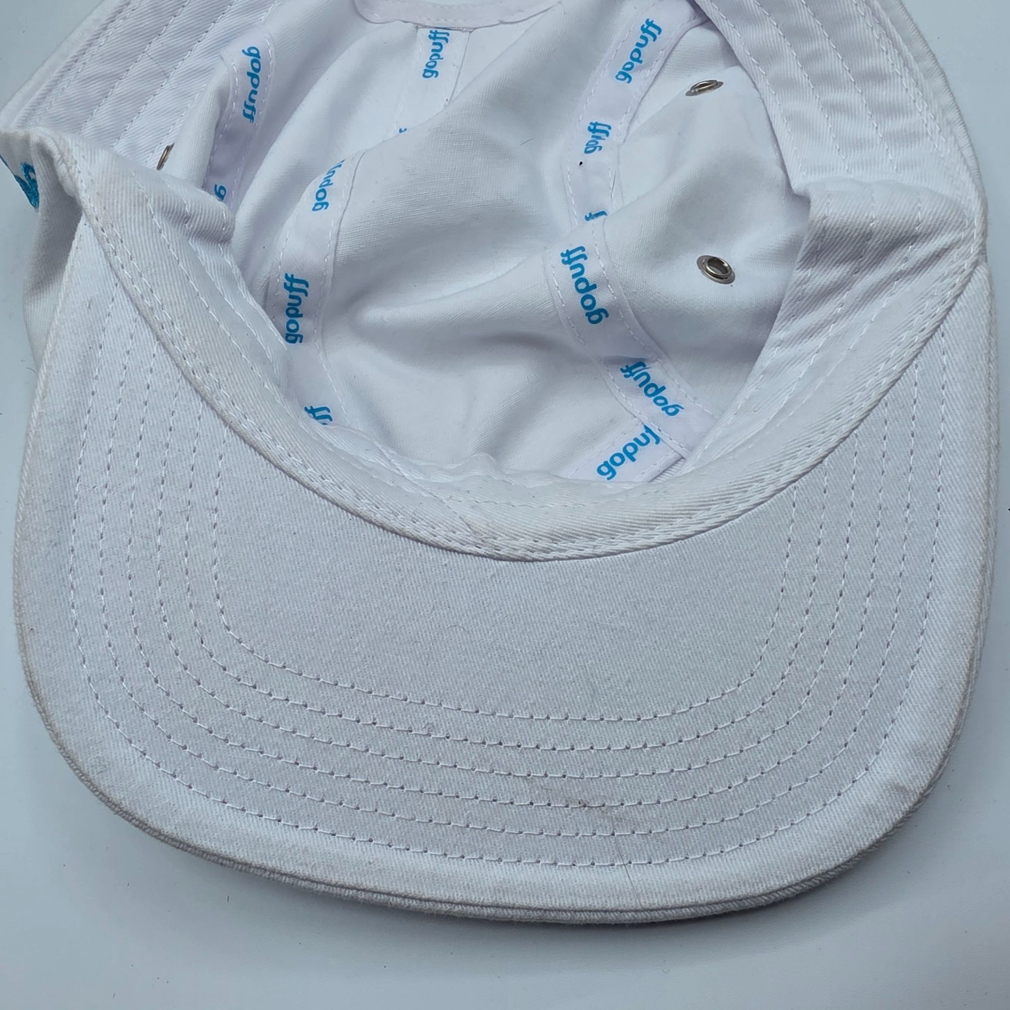 Other Gopuff Every Puff Counts Adults White Adjustable Hat Cap Cas Size ONE SIZE - 7 Thumbnail
