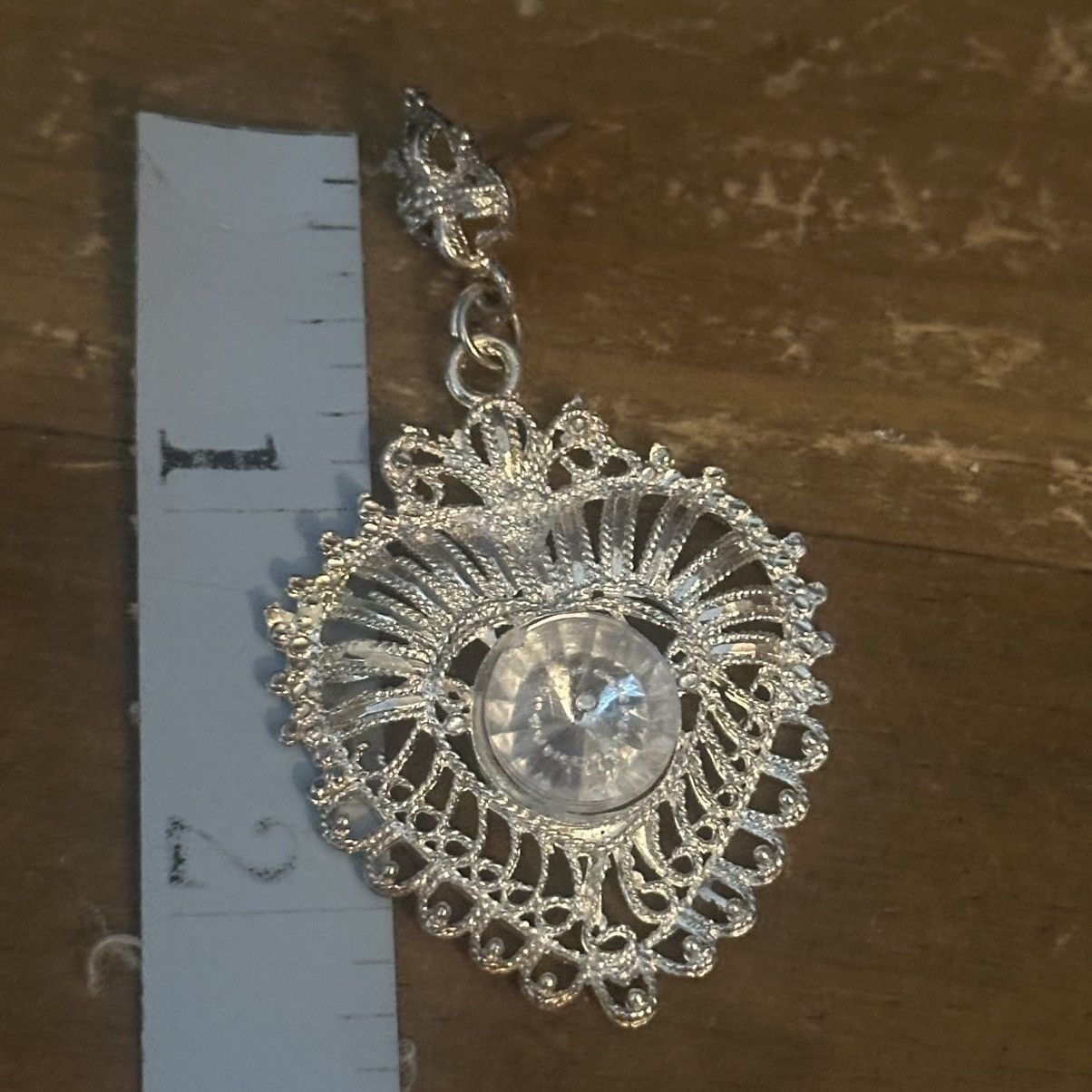 Other Silver tone filigree heart dangle earrings Size ONE SIZE - 3 Thumbnail