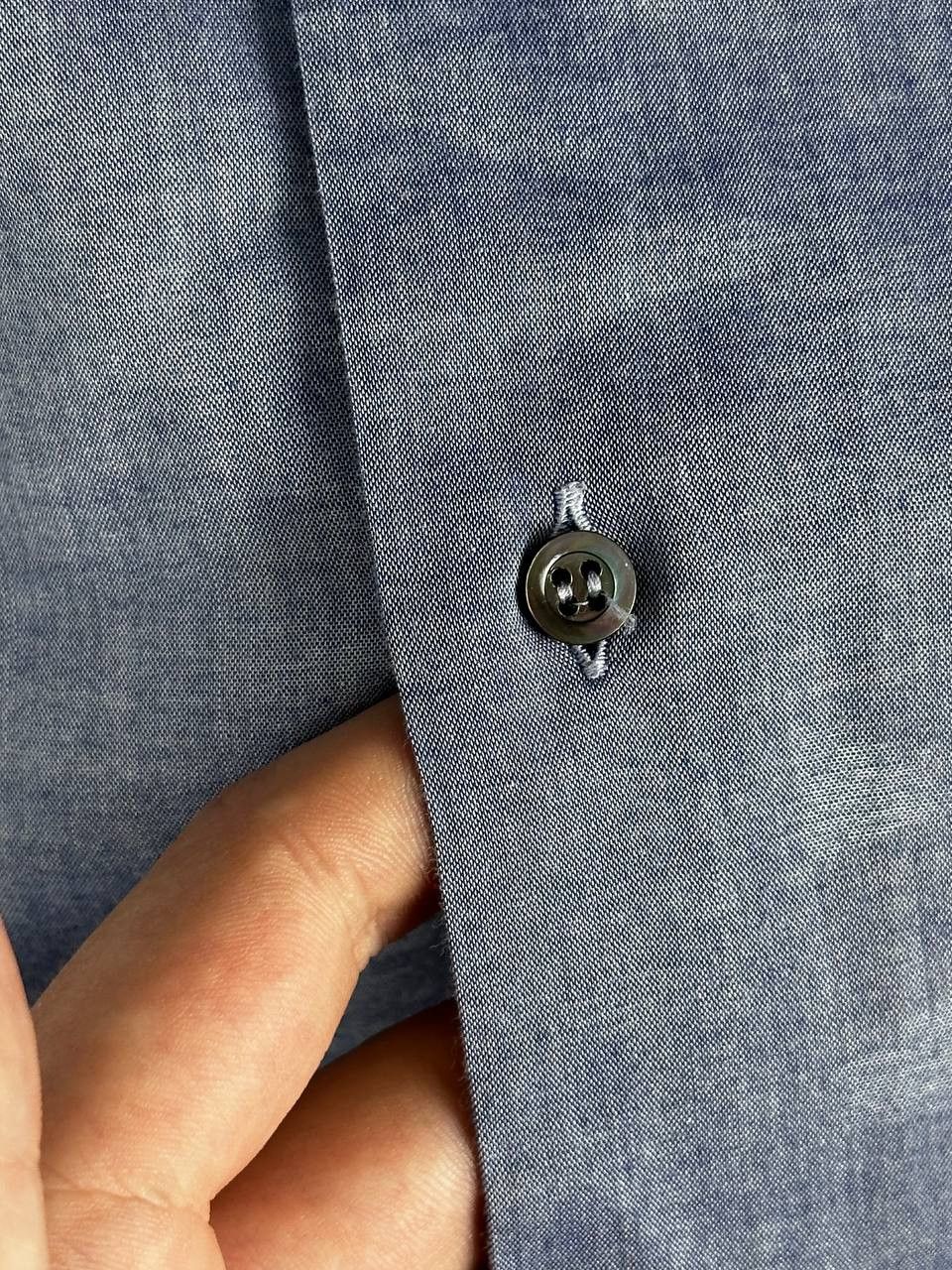 Armani Collezioni Armani Collezioni Point Collar Luxury Shirt Size US XL / EU 56 / 4 - 7 Thumbnail