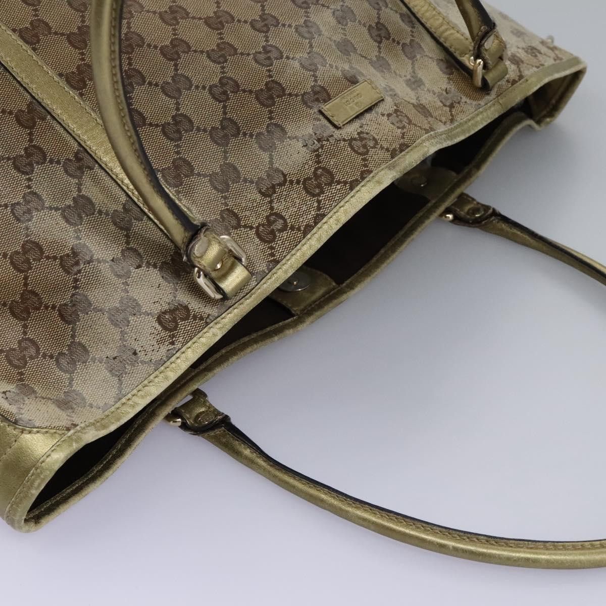 Gucci GUCCI GG Crystal Shoulder Bag Beige Size ONE SIZE - 6 Thumbnail