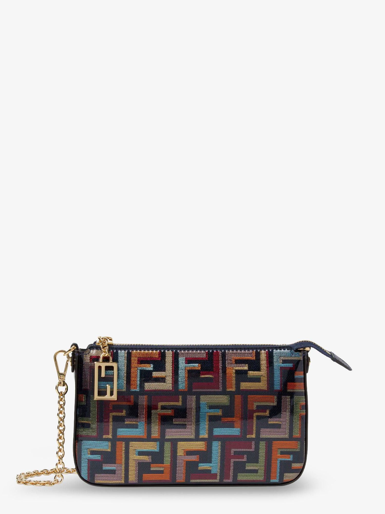 Fendi Baguette Ff Fabric Clutch Bag Size ONE SIZE - 1 Thumbnail