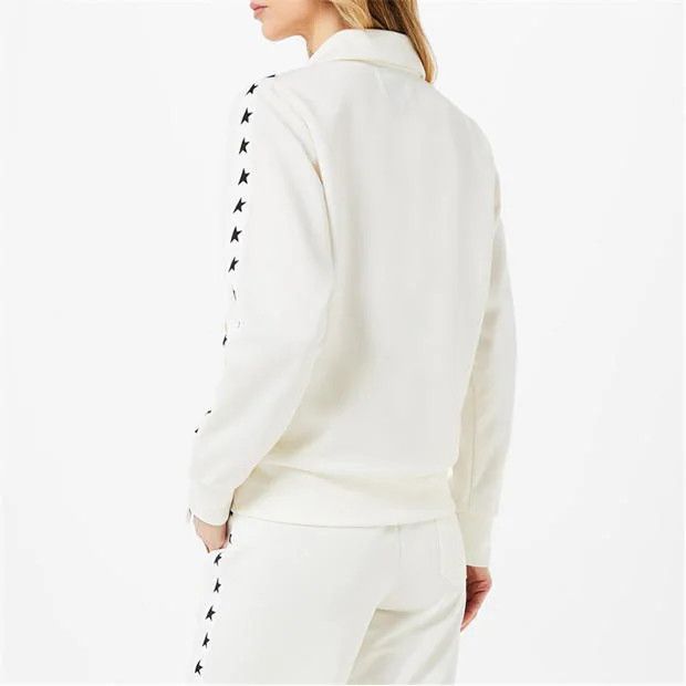 Golden Goose o1g2r1mq1024 Track Jacket in White & Black Size M / US 6-8 / IT 42-44 - 6 Thumbnail