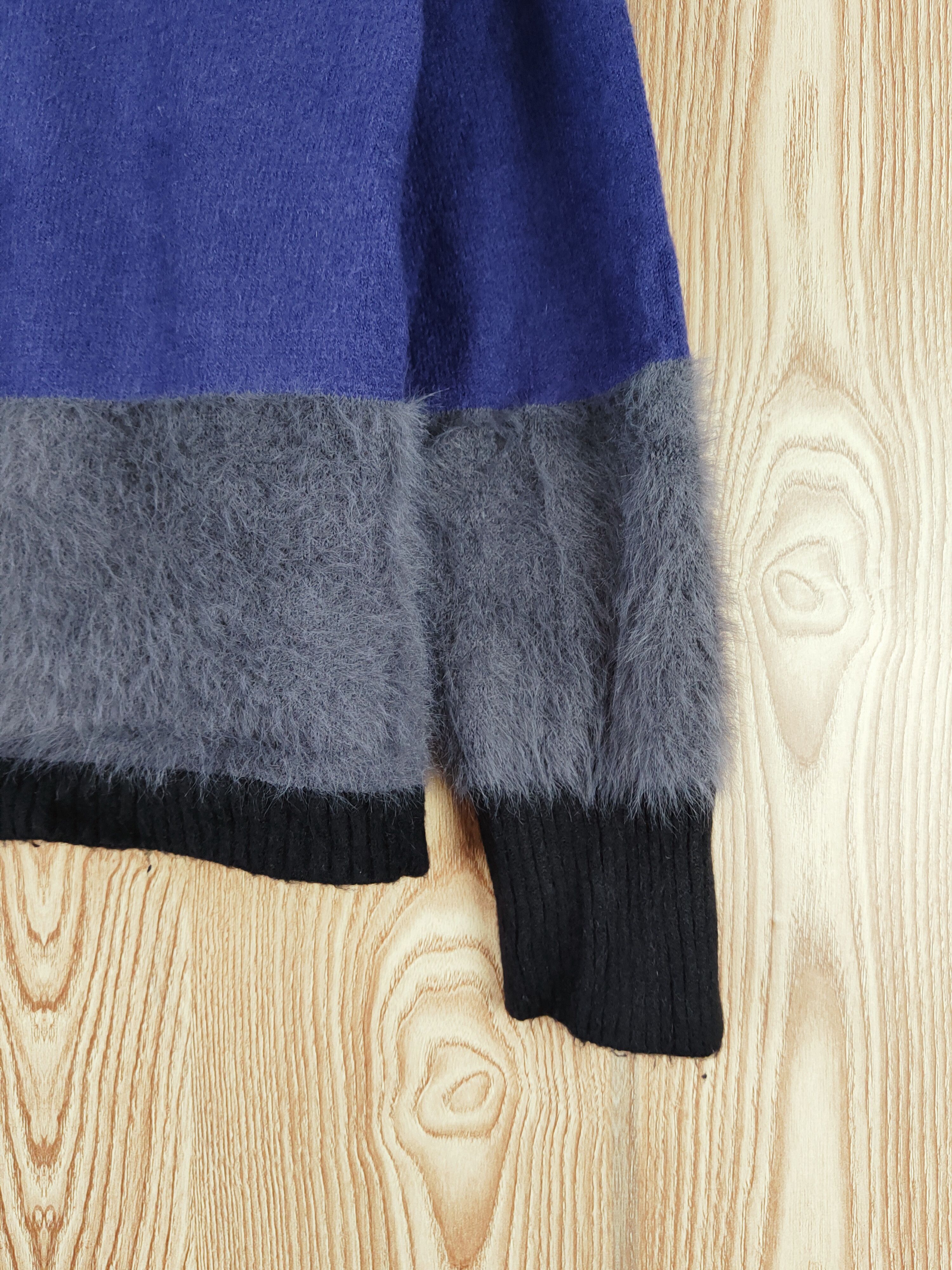 Japanese Brand × Melrose × Vintage Melrose Purple Gray Fur Mohair Knitwear Sweatshirts #w123 Size M / US 6-8 / IT 42-44 - 6 Thumbnail