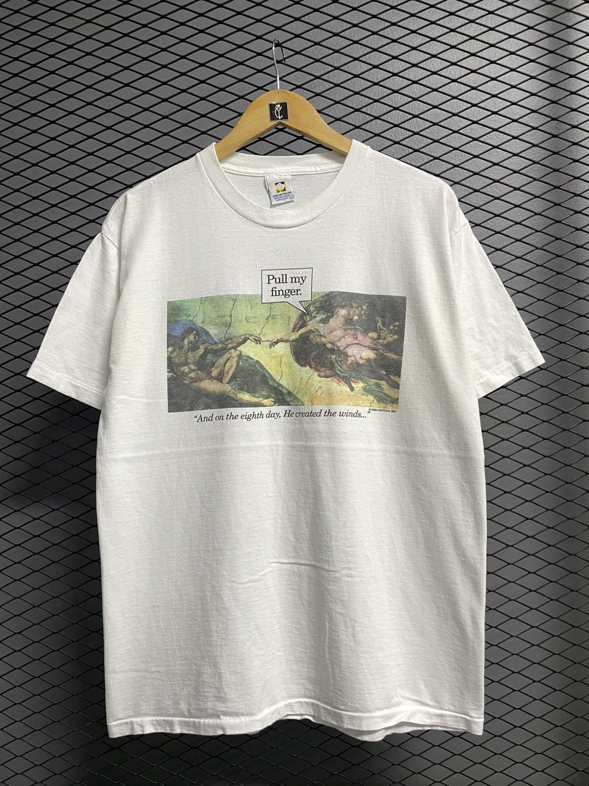 Vintage 90s Michelangelo Parody T Shirt