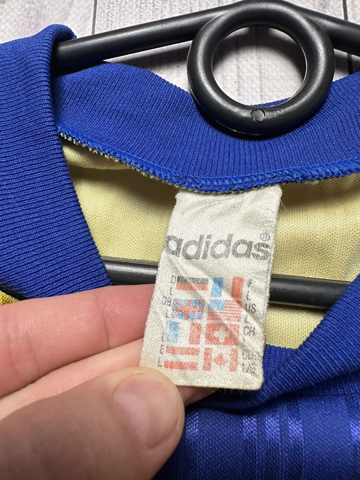 Adidas × Vintage Vintage adidas retro jersey striped size L Size US L / EU 52-54 / 3 - 3 Thumbnail