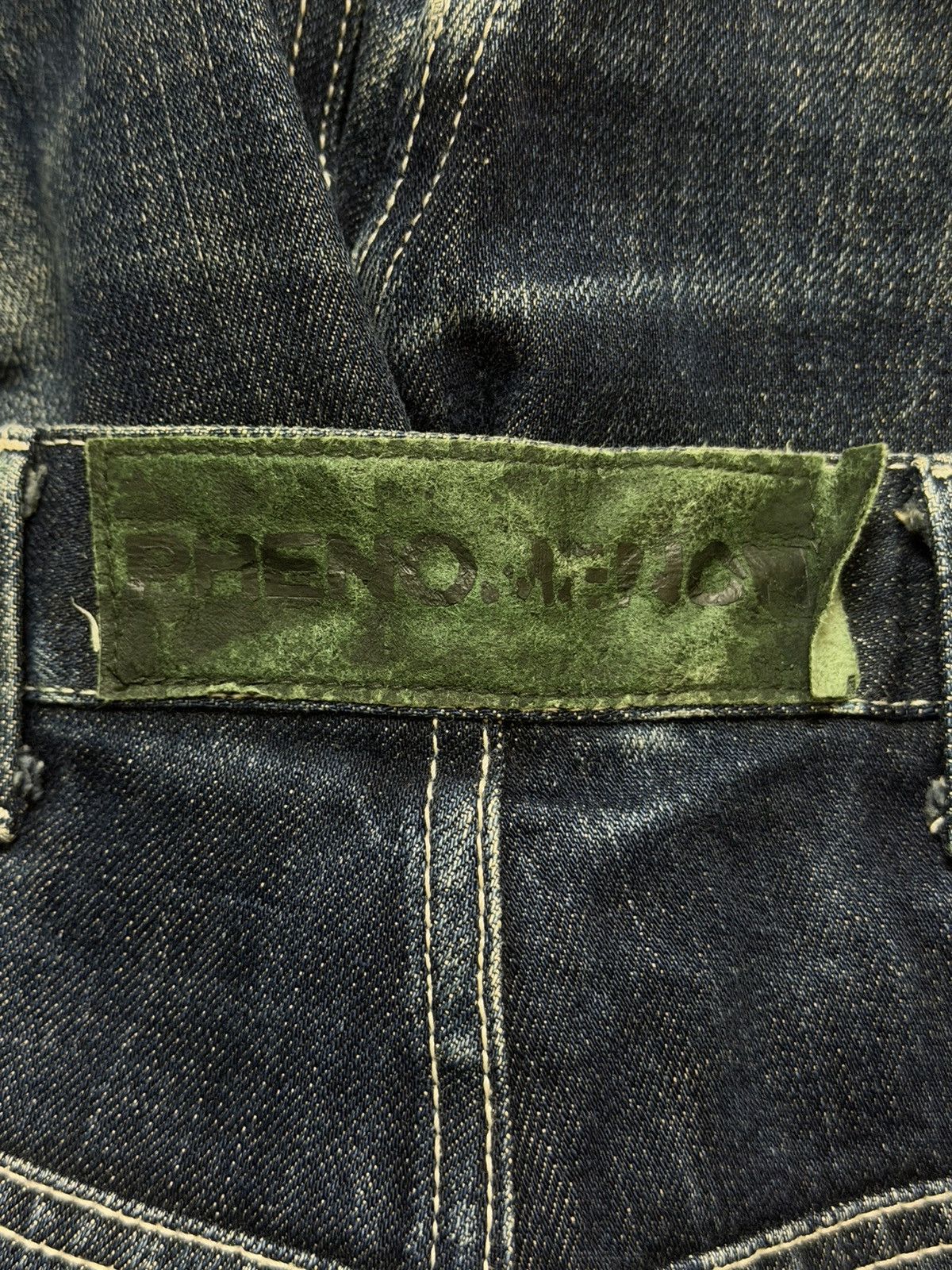 PHENOMENON Vintage 90s Japan Phenomenon Faded Whisker Distress Wide Leg Size US 36 / EU 52 - 6 Thumbnail