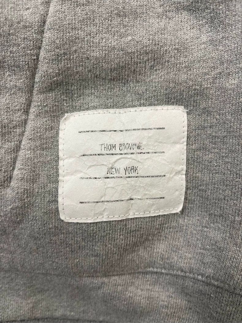 Thom Browne Thom browne Gray back color stripe zipper jacket 2504-Nexta Size US XXS / EU 40 - 5 Thumbnail