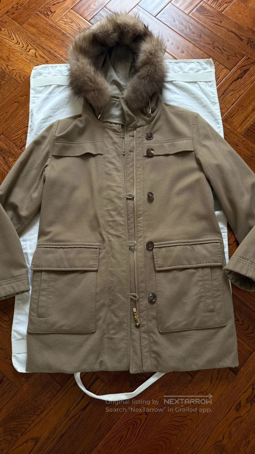 Loro Piana Baby Cashmere Fur Coat.