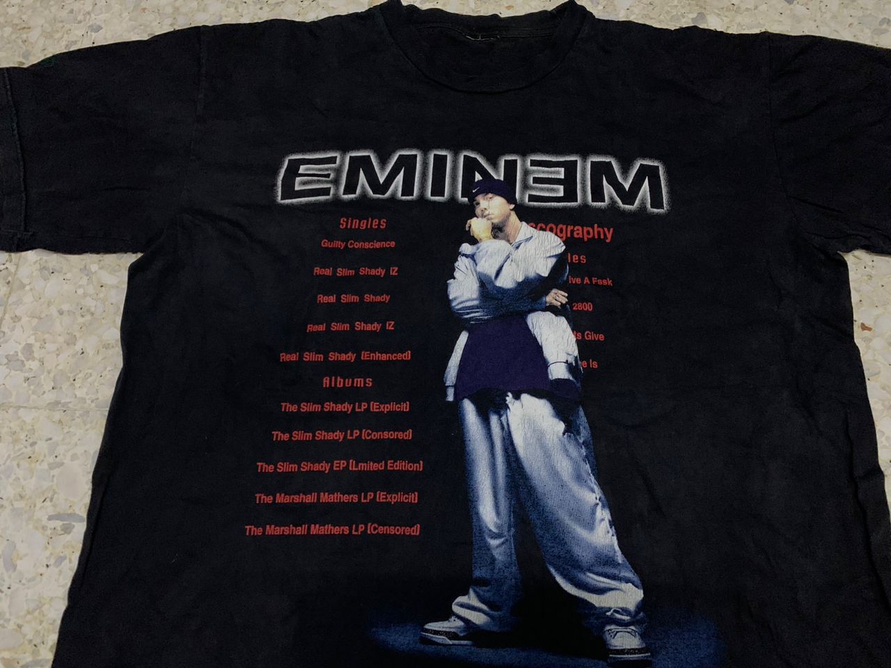 Rap Tees VINTAGE EMINEM Size US XL / EU 56 / 4 - 4 Thumbnail