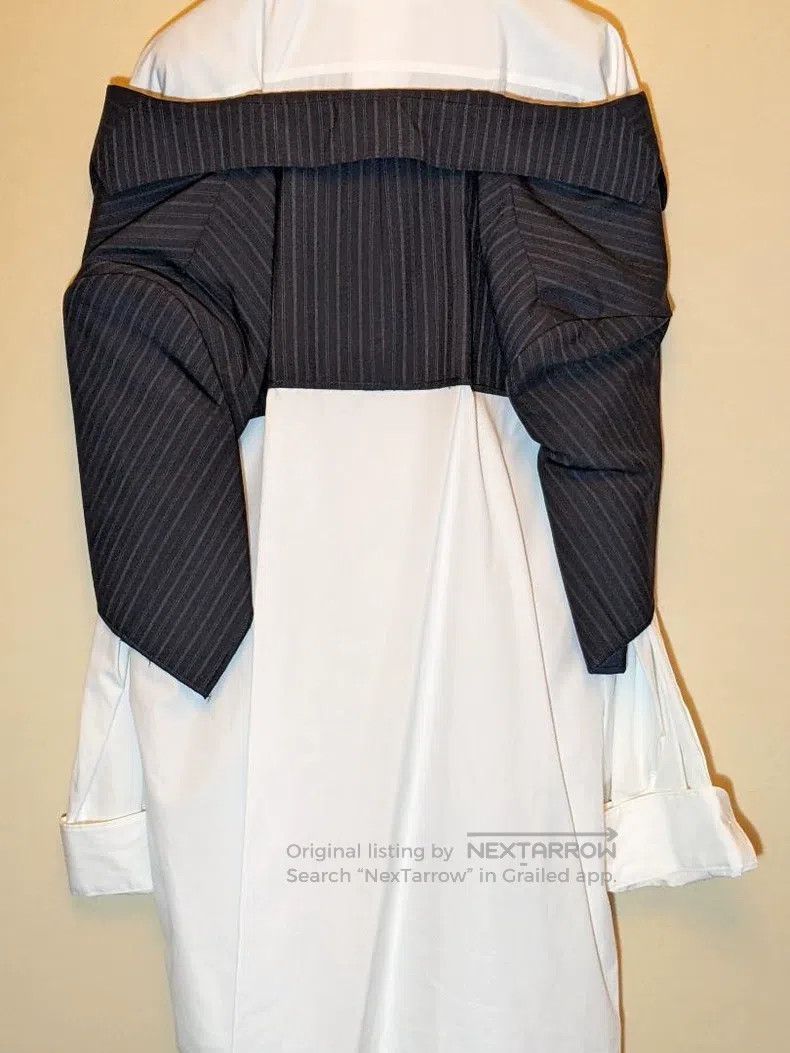 Comme des Garcons Comme des Garcons Black vintage faux two-piece design shir Size S / US 4 / IT 40 - 2 Thumbnail