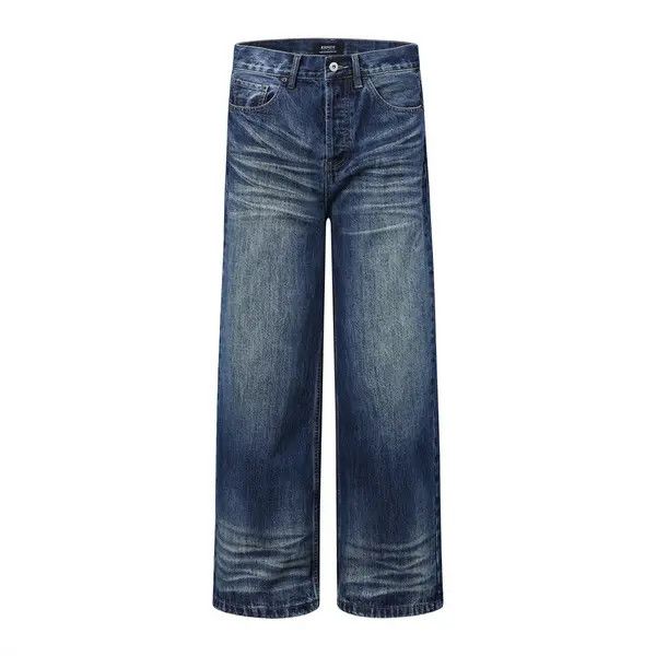 VIBE Street American gradient washed loose wide-leg jeans y2k Size US 32 / EU 48 - 1 Thumbnail