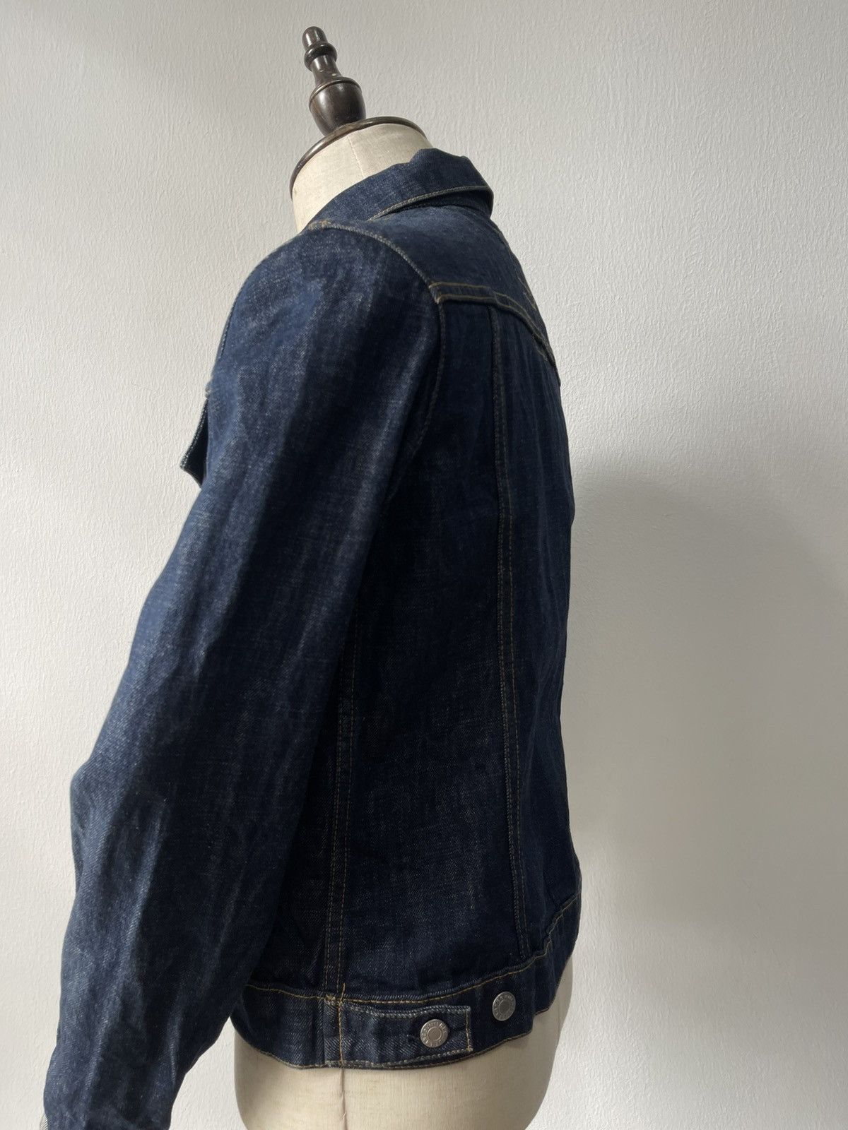 Helmut Lang 2000 Helmut Lang Elongated Denim Jacket c1 Size US S / EU 44-46 / 1 - 10 Thumbnail