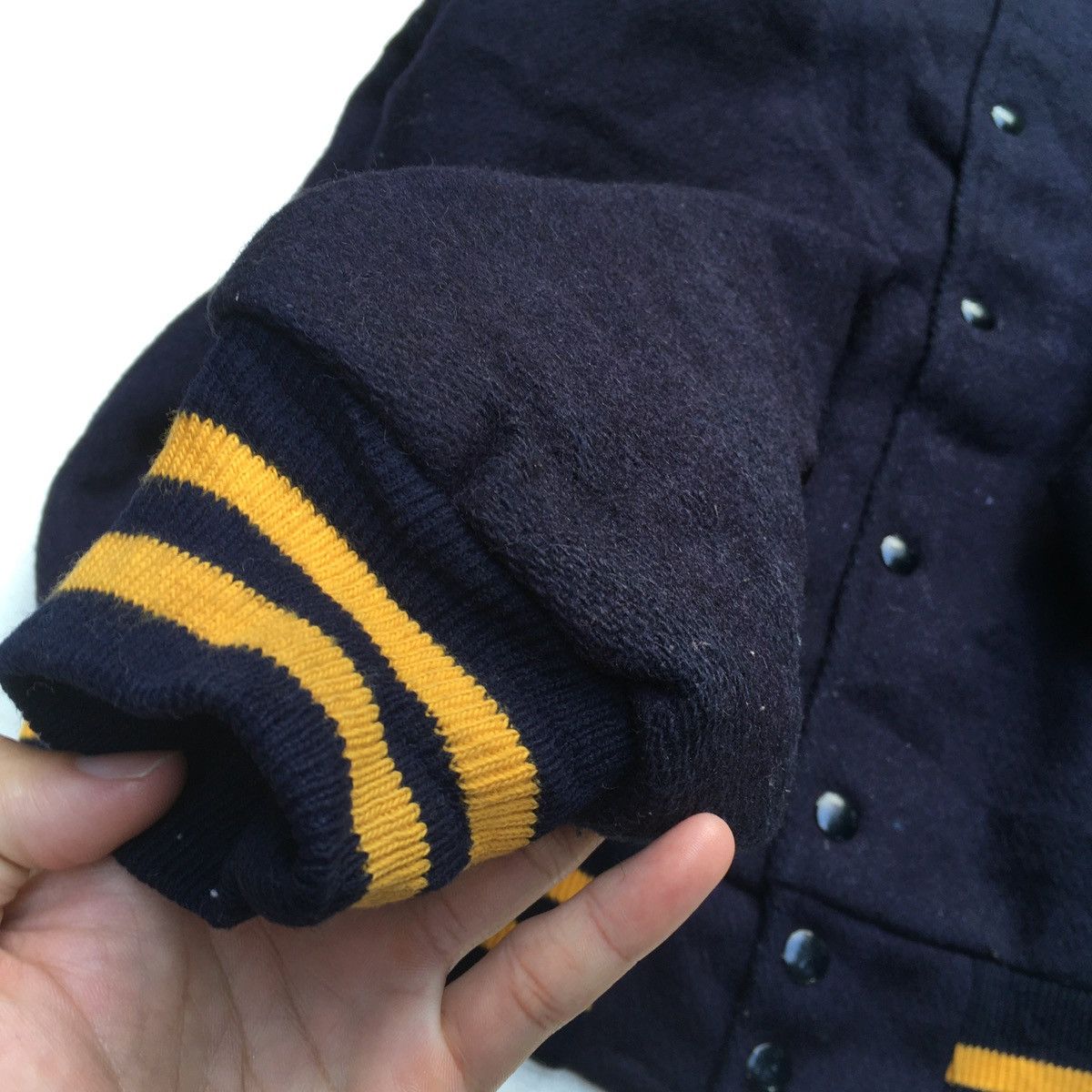 Vintage Vintage Michigan Wool Varsity Jacket Gem Sportswear Size US L / EU 52-54 / 3 - 14 Thumbnail