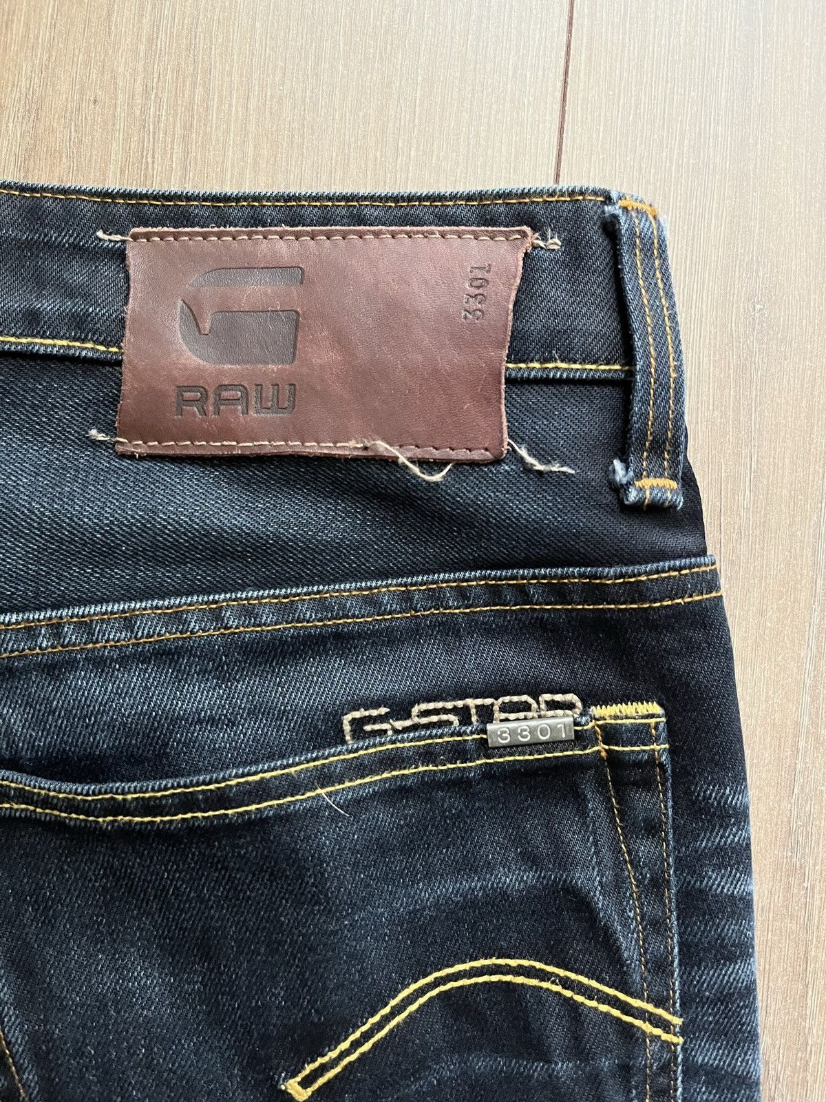G-Star Luxury Vintage Gstar Raw 3301 🔥 pants, jeans. Made vietnam 🇻🇳 Size US 31 - 14 Thumbnail