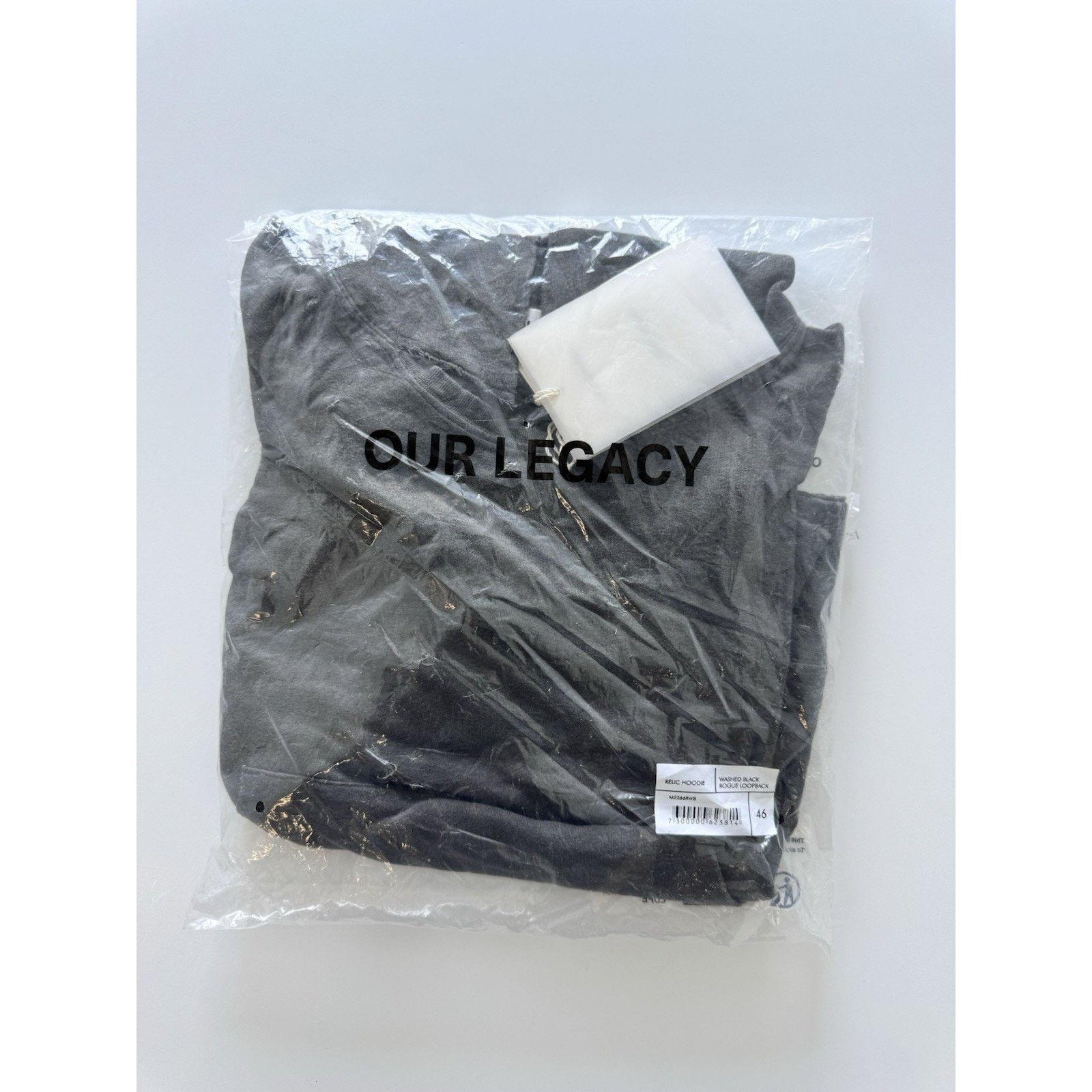Our Legacy Our Legacy Relic Hoodie Washed Black Rogue LoopBack 46 XS Size US XS / EU 42 / 0 - 5 Thumbnail