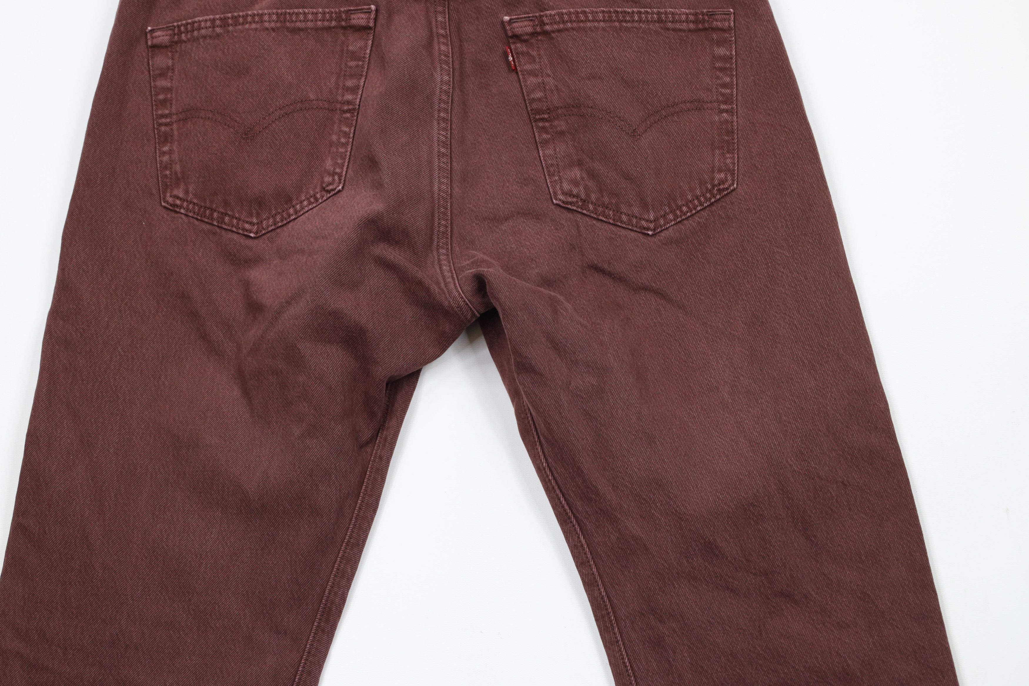 Levi's × Vintage Vintage Y2K Levis 501xx Button Fly Original Fit Jeans Red Size US 36 / EU 52 - 11 Thumbnail