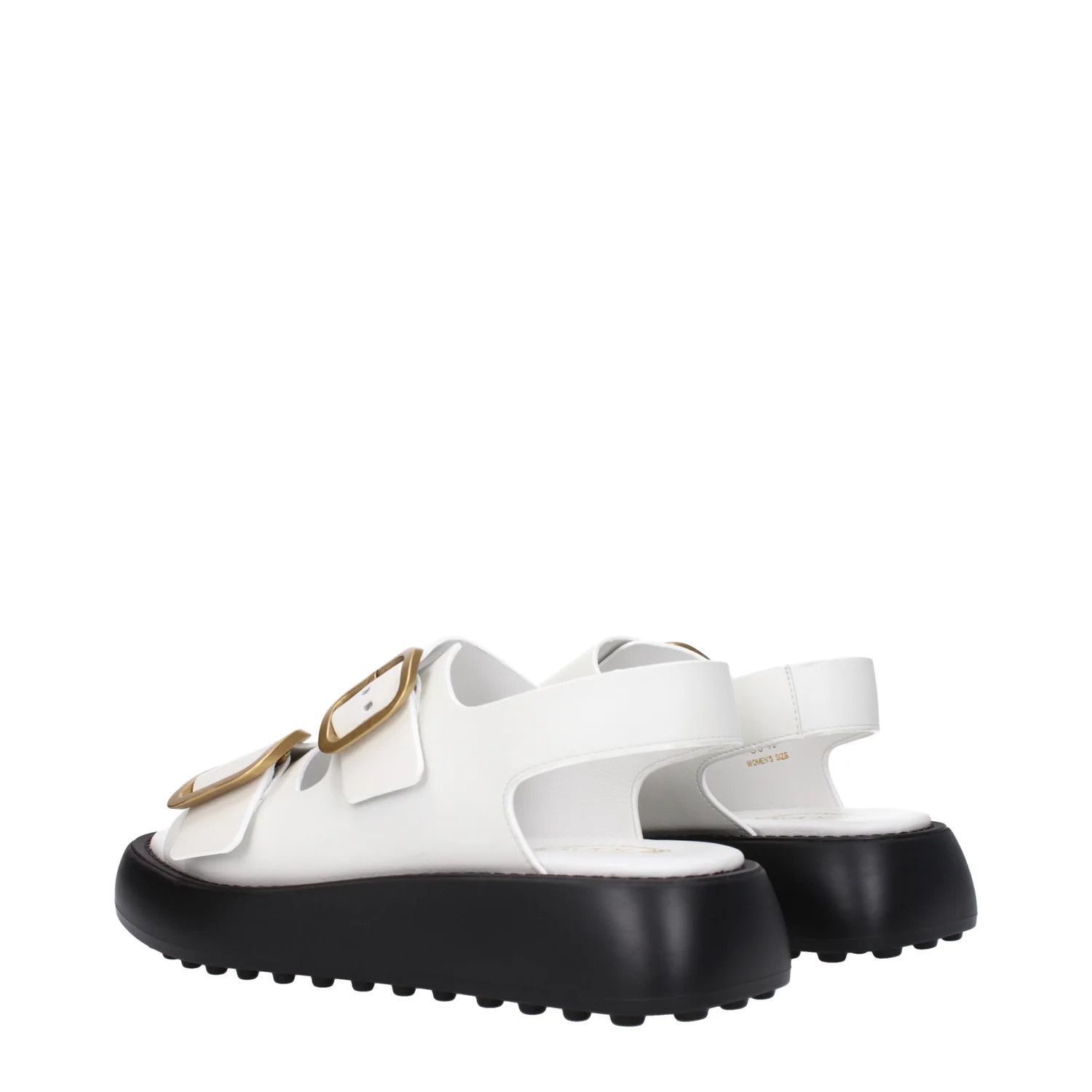 Tod's ob1o1e1224 Leather Sandals in White Size US 8.5 / IT 38.5 - 4 Thumbnail