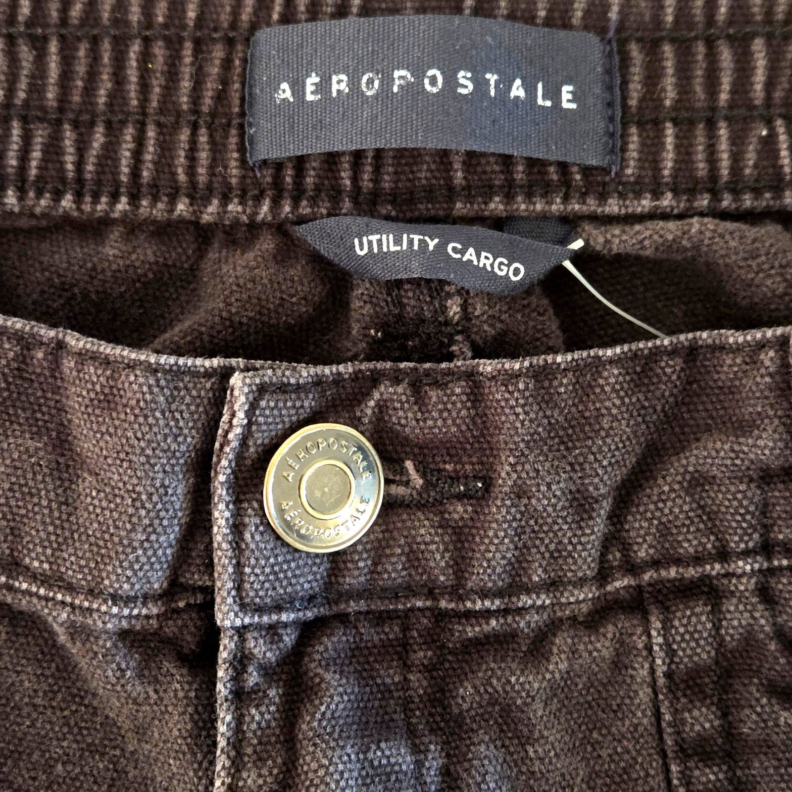 Aeropostale Black Small Aéropostale Cargo Utility Jeans 28x30 Size US 28 / EU 44 - 5 Thumbnail