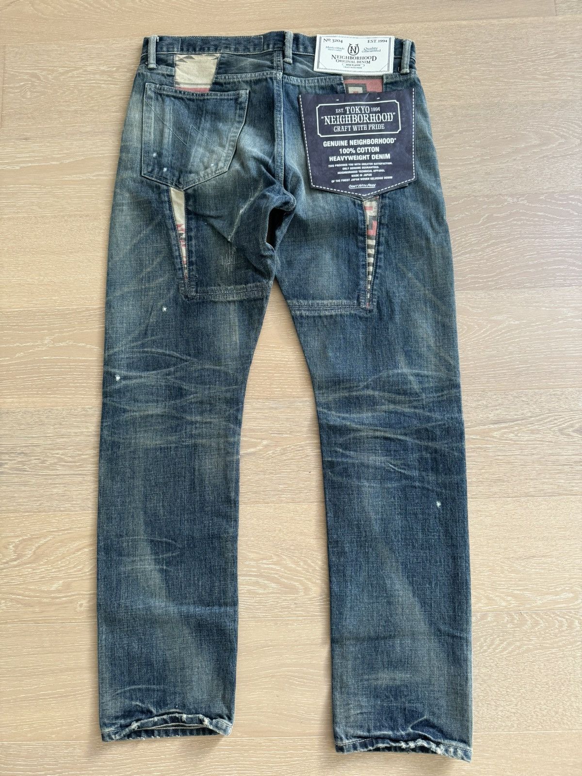 Neighborhood NEIGHBORHOOD DP Split Savage Narrow 14oz Jeans Denim Size US 32 / EU 48 - 2 Thumbnail