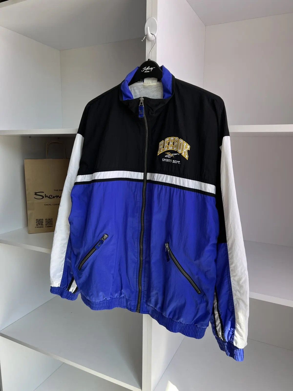 Reebok × Vintage Vintage Reebok Sport Track Jacket 90s style Size US L / EU 52-54 / 3 - 4 Thumbnail
