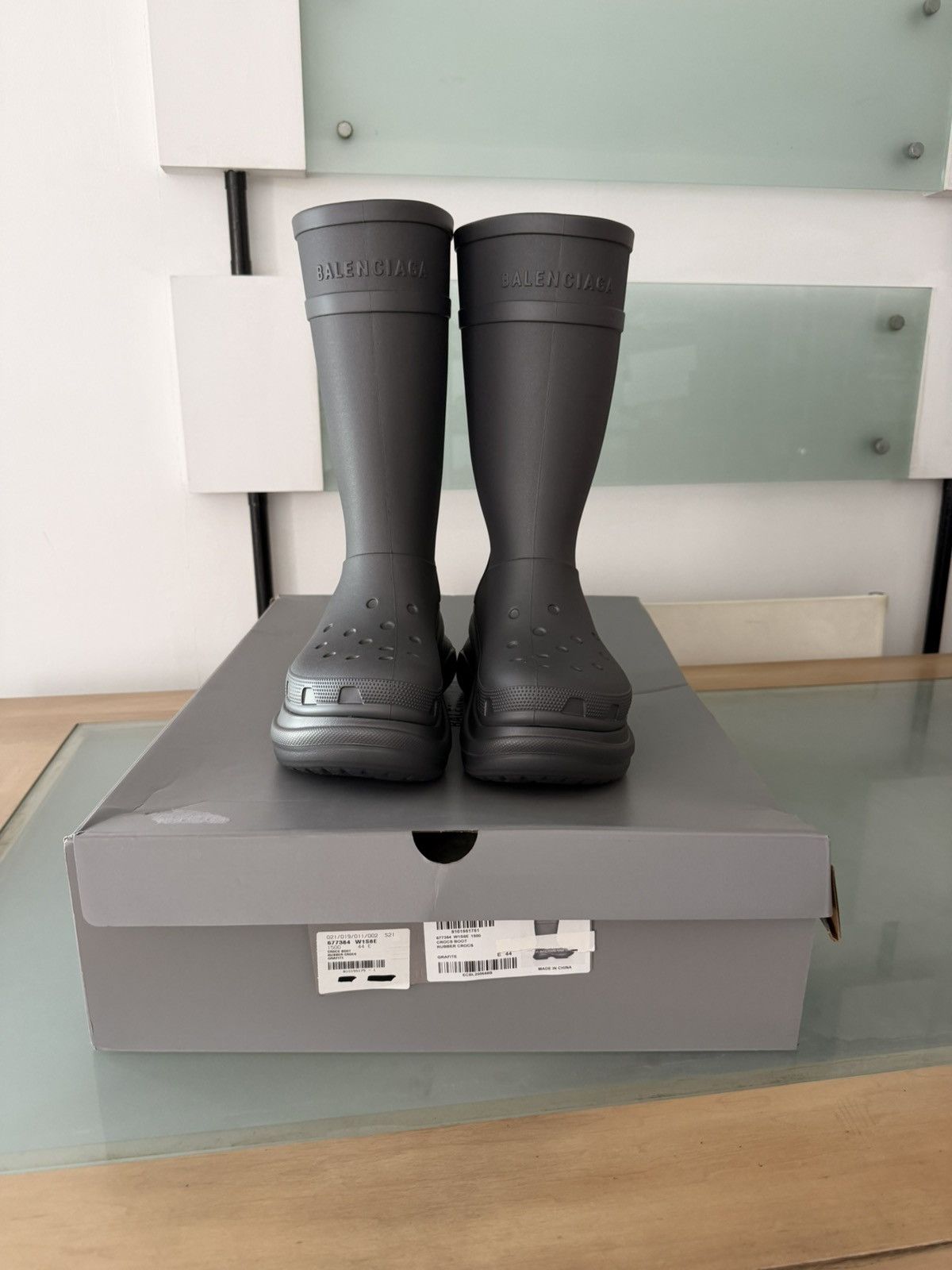 Balenciaga Crocs Clog boots Size US 11 / EU 44 - 1 Thumbnail