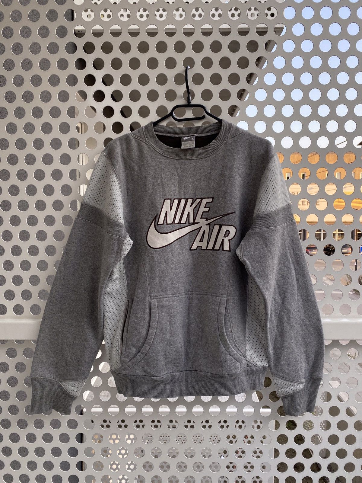 Nike × Vintage Vintage Nike Center Swoosh Oversize crewneck Y2K Size US S / EU 44-46 / 1 - 1 Thumbnail