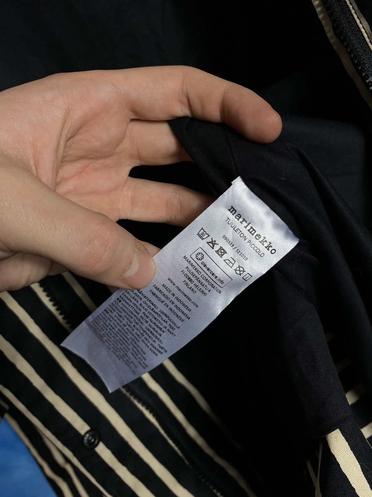 Japanese Brand × Marimekko Marimekko striped parka jacket Size M / US 6-8 / IT 42-44 - 8 Thumbnail