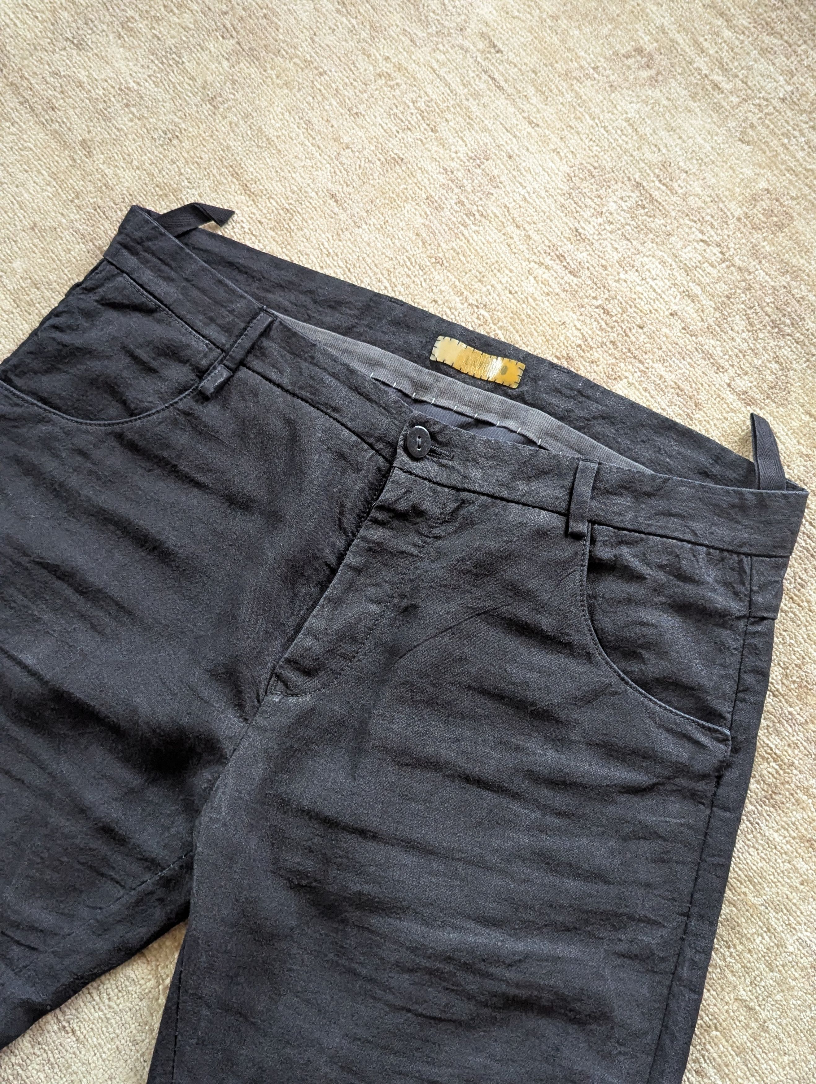Layer-0 5P. Pant 110 Ramie - Black - Size 52 Size US 36 / EU 52 - 2 Thumbnail
