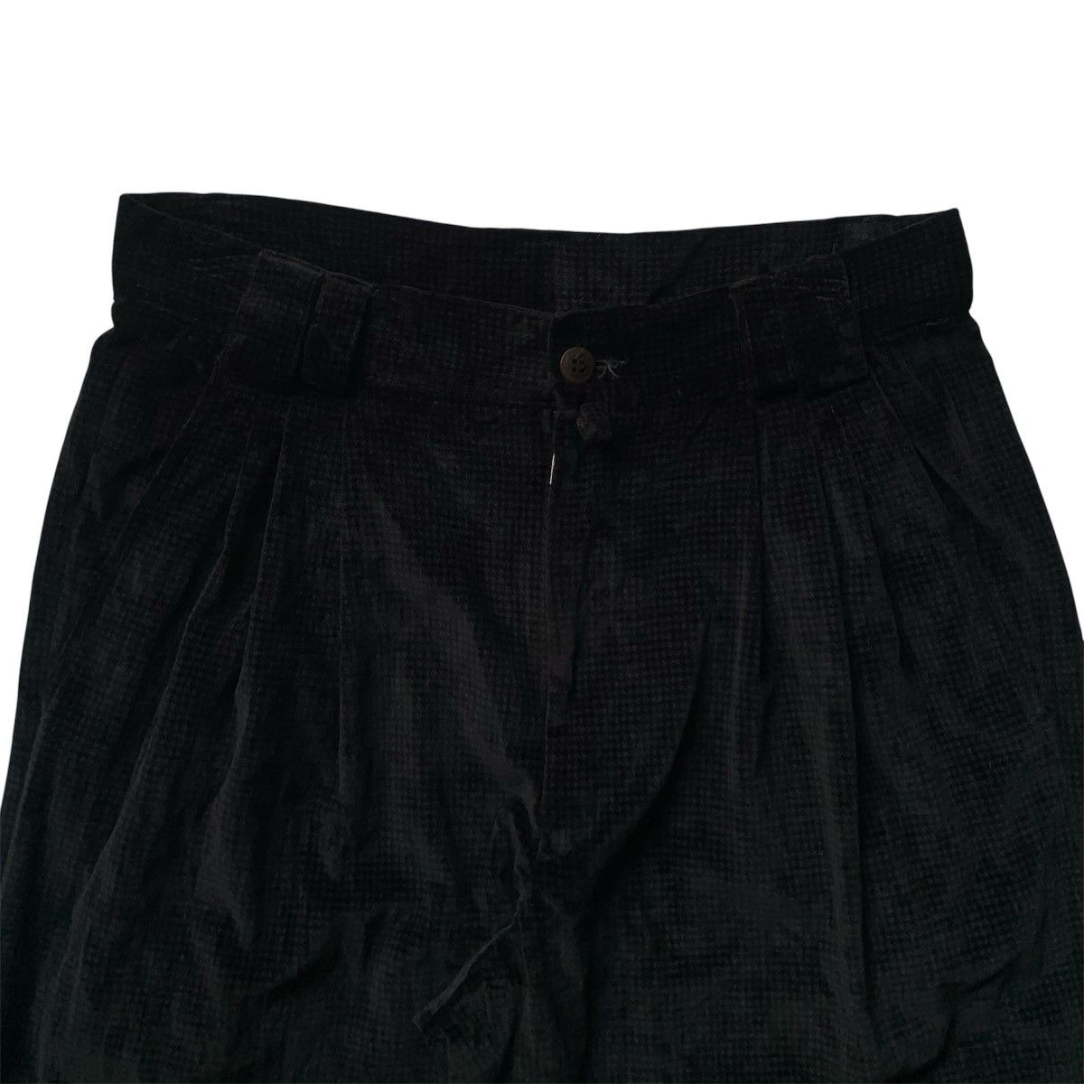 Versace Vintage gianni versace houndstooth pattern pleated corduroy Size US 30 / EU 46 - 3 Thumbnail