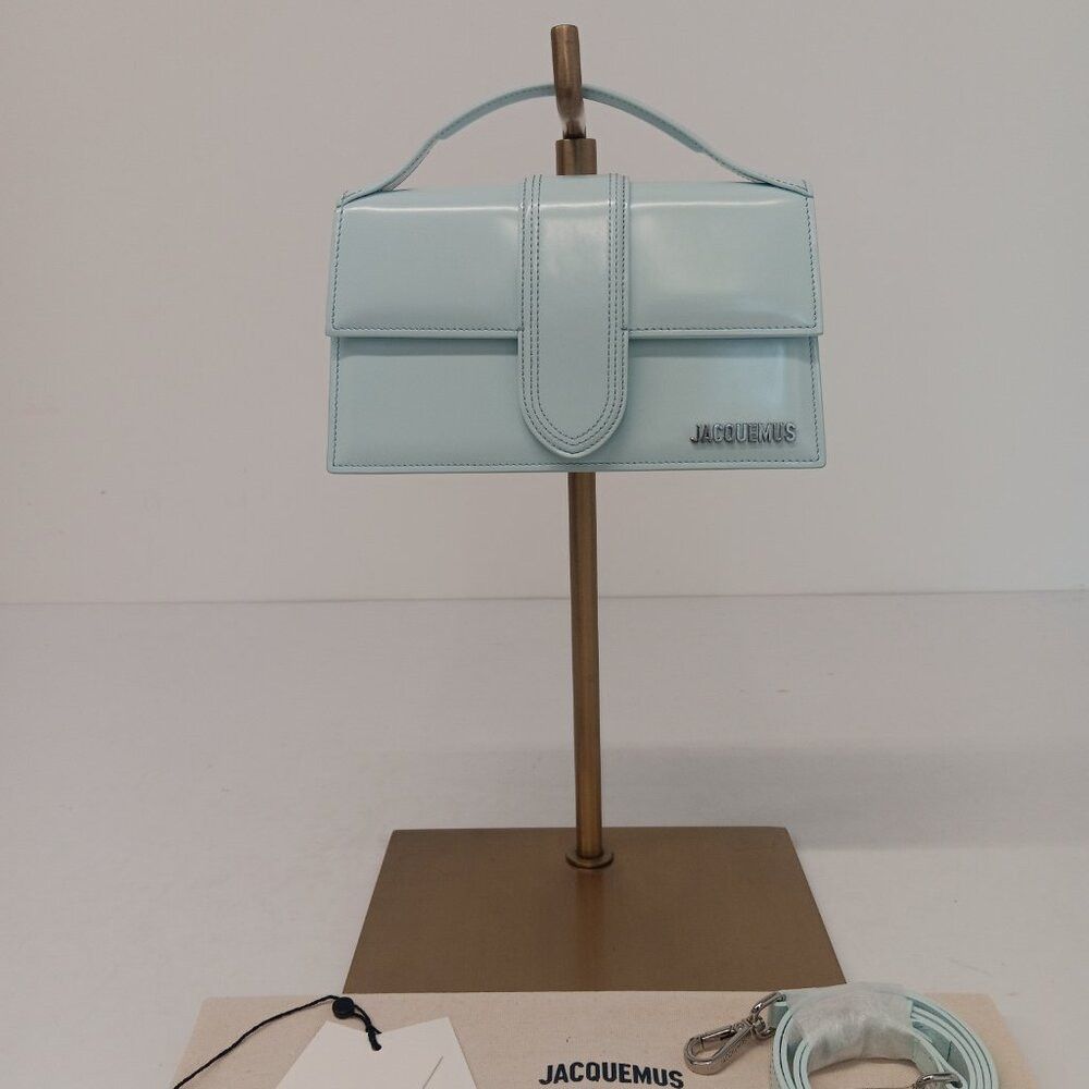 Jacquemus Jacquemus Le Grand Bambino Crossbody Bag - Light Blue Size ONE SIZE - 2 Thumbnail