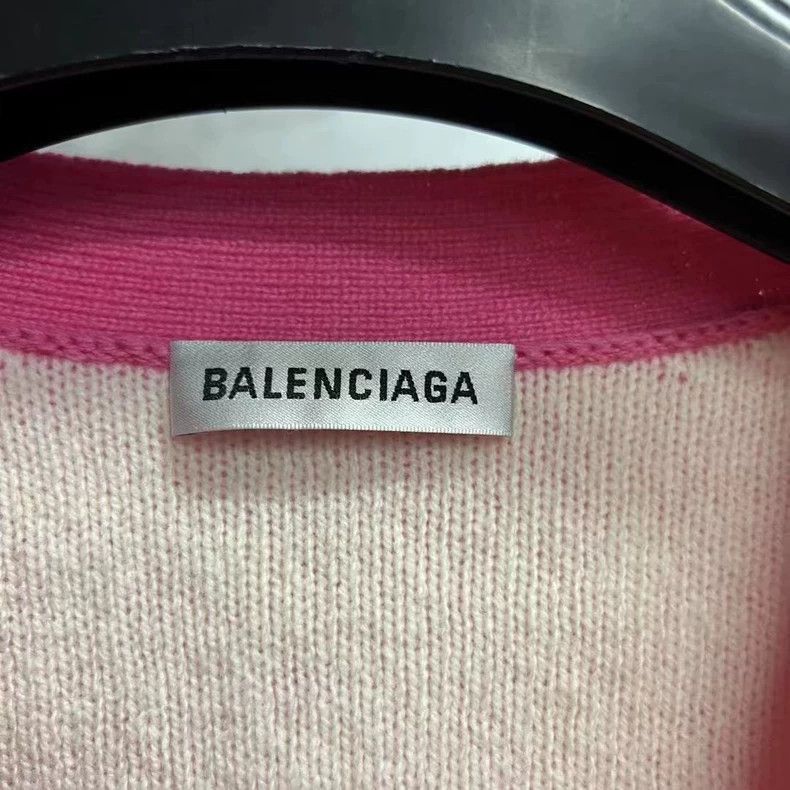 Balenciaga Balenciaga Pink Wool Knit Cardigan Sweater-2506 Size US XS / EU 42 / 0 - 2 Thumbnail