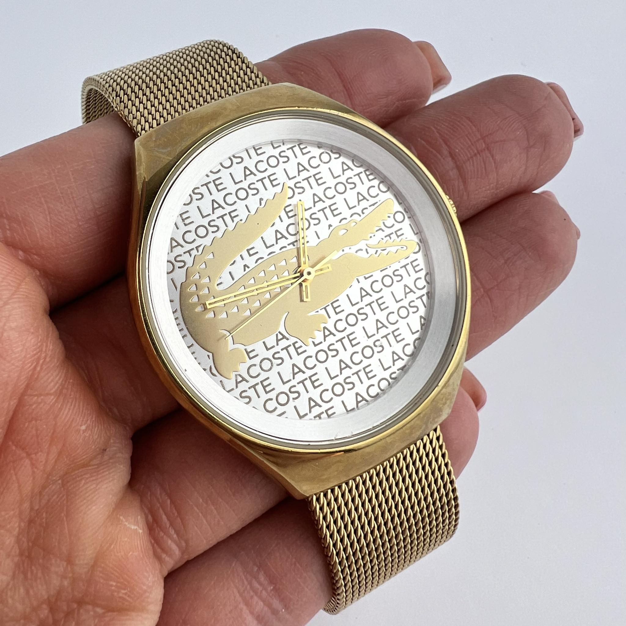 Vintage Lacoste Valencia Vintage Watch Gold Tone Quartz 2000811 Size ONE SIZE - 1 Thumbnail