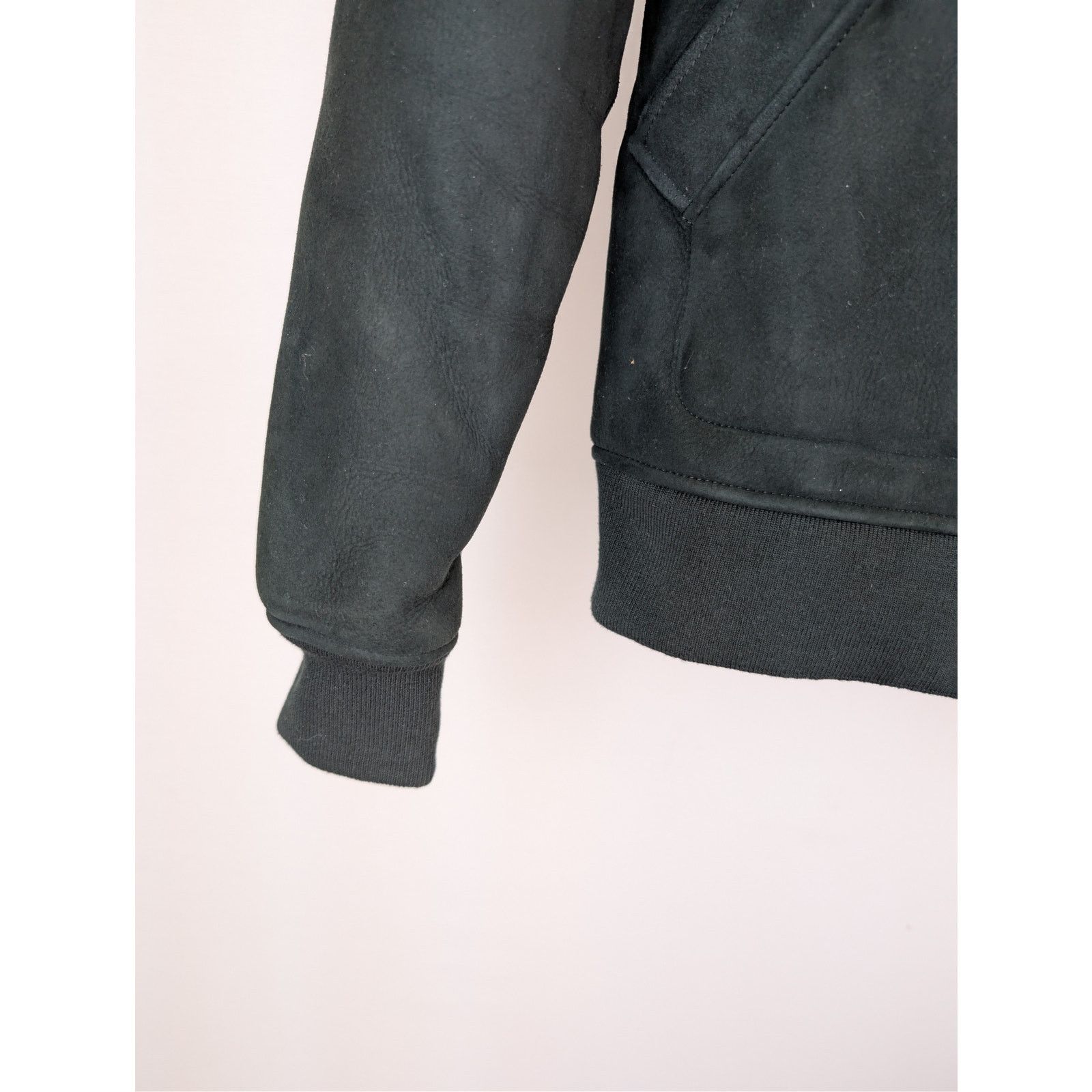 Mr P. o1rshd1 CC20 two-way zip fastening Shearling Jacket in black Size US M / EU 48-50 / 2 - 5 Thumbnail