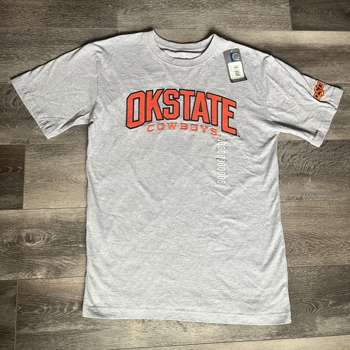 Vintage New Vintage Oklahoma State University OSU Embroidered Tee Size US M / EU 48-50 / 2 - 2 Thumbnail