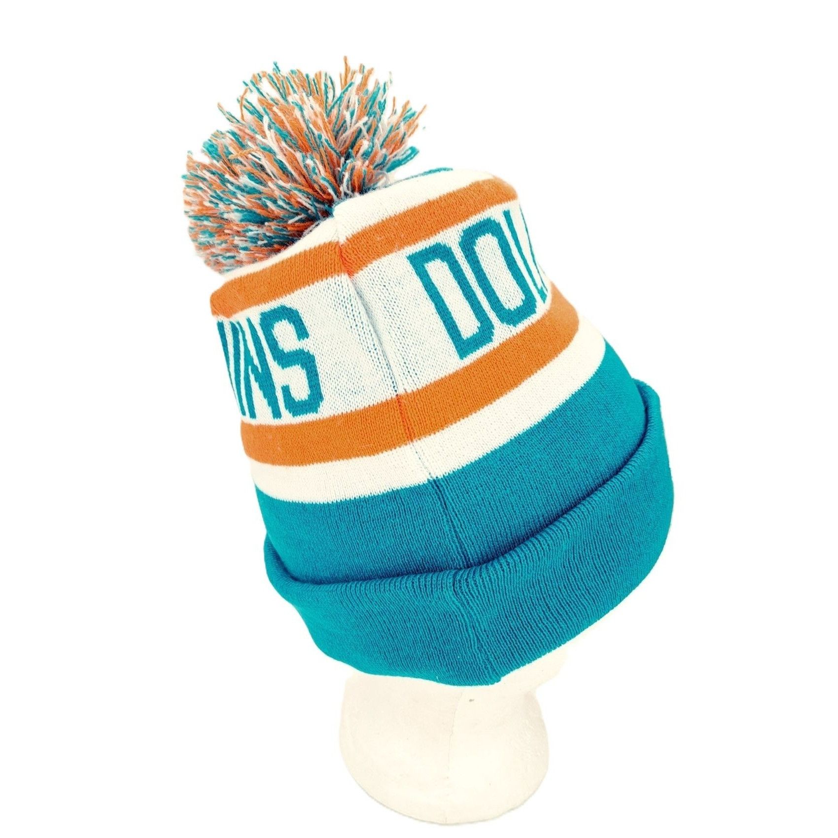 New Era Miami Dolphins New Era Knit Beanie Stocking Cap NFL Logo Size ONE SIZE - 3 Thumbnail