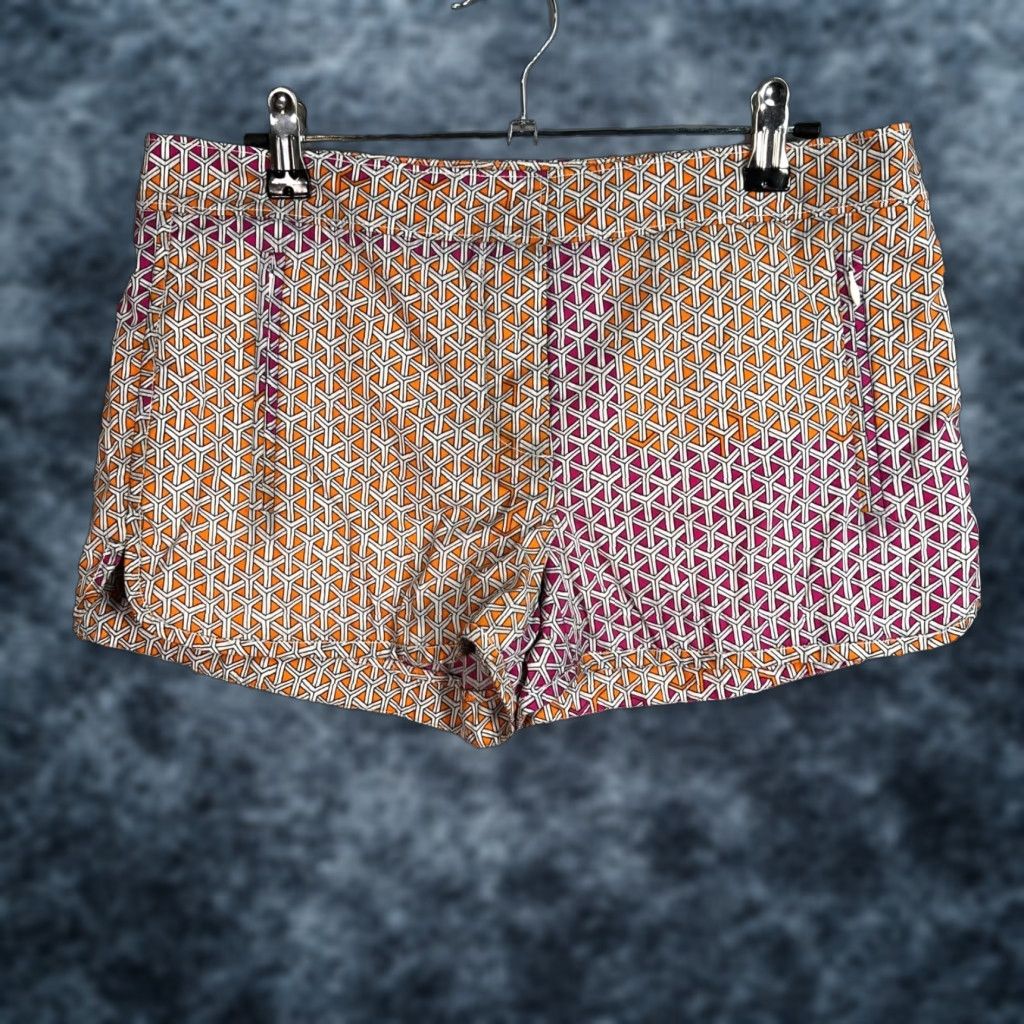 Tibi Tibi Shorts Adult Womens Size 2 Multicolor Geometric Print Cotton Blend Size 26" / US 2 / IT 38 - 1 Thumbnail