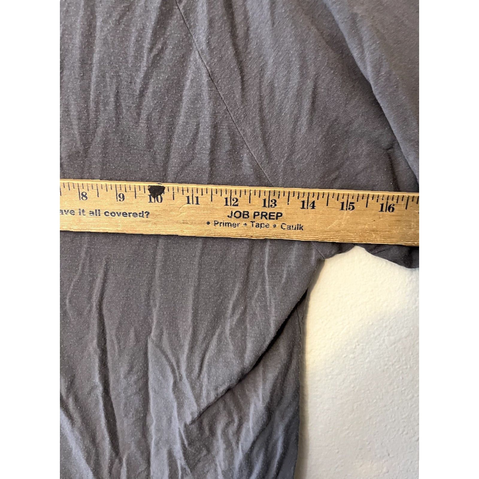 Banana Republic VINTAGE Banana Republic Blouse Womens M Gray Stretch V Neck Modal Capsule Boho Y2K Size M / US 6-8 / IT 42-44 - 5 Thumbnail