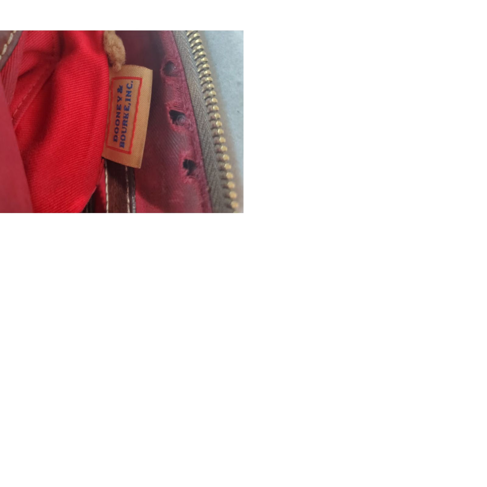 Dooney & Bourke VINTAGE Dooney & Bourke Signature Pebble Leather Crossbody Handbag - Aged Blue - Designer, Dooney & Bourke Bag, Crossbody, Leather, Pebbled, Womens Size ONE SIZE - 9 Thumbnail