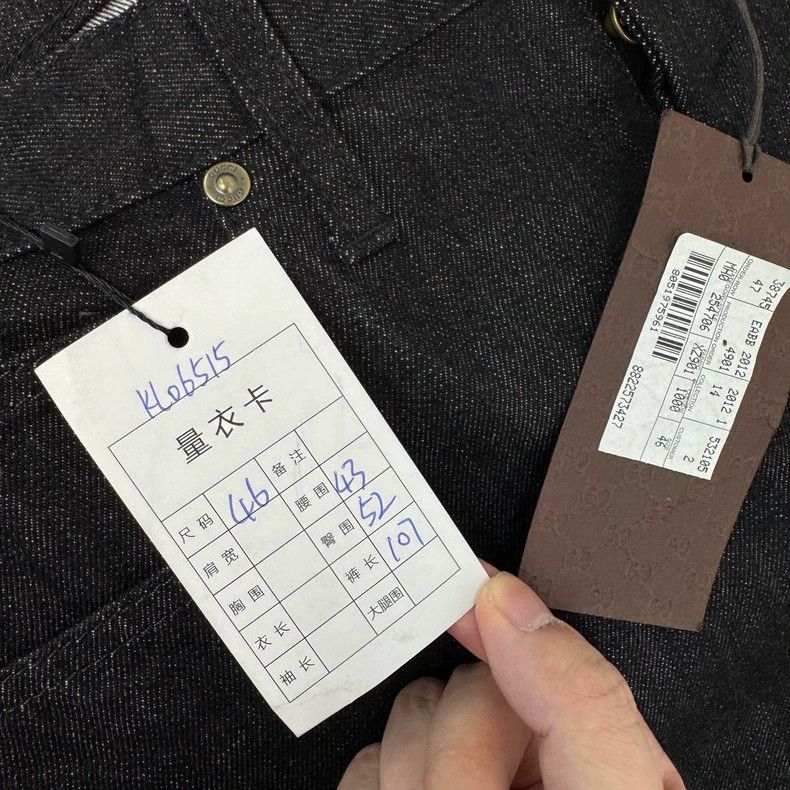 Gucci Gucci Old-fashioned leather brand black washed jeans Size US 30 / EU 46 - 8 Thumbnail