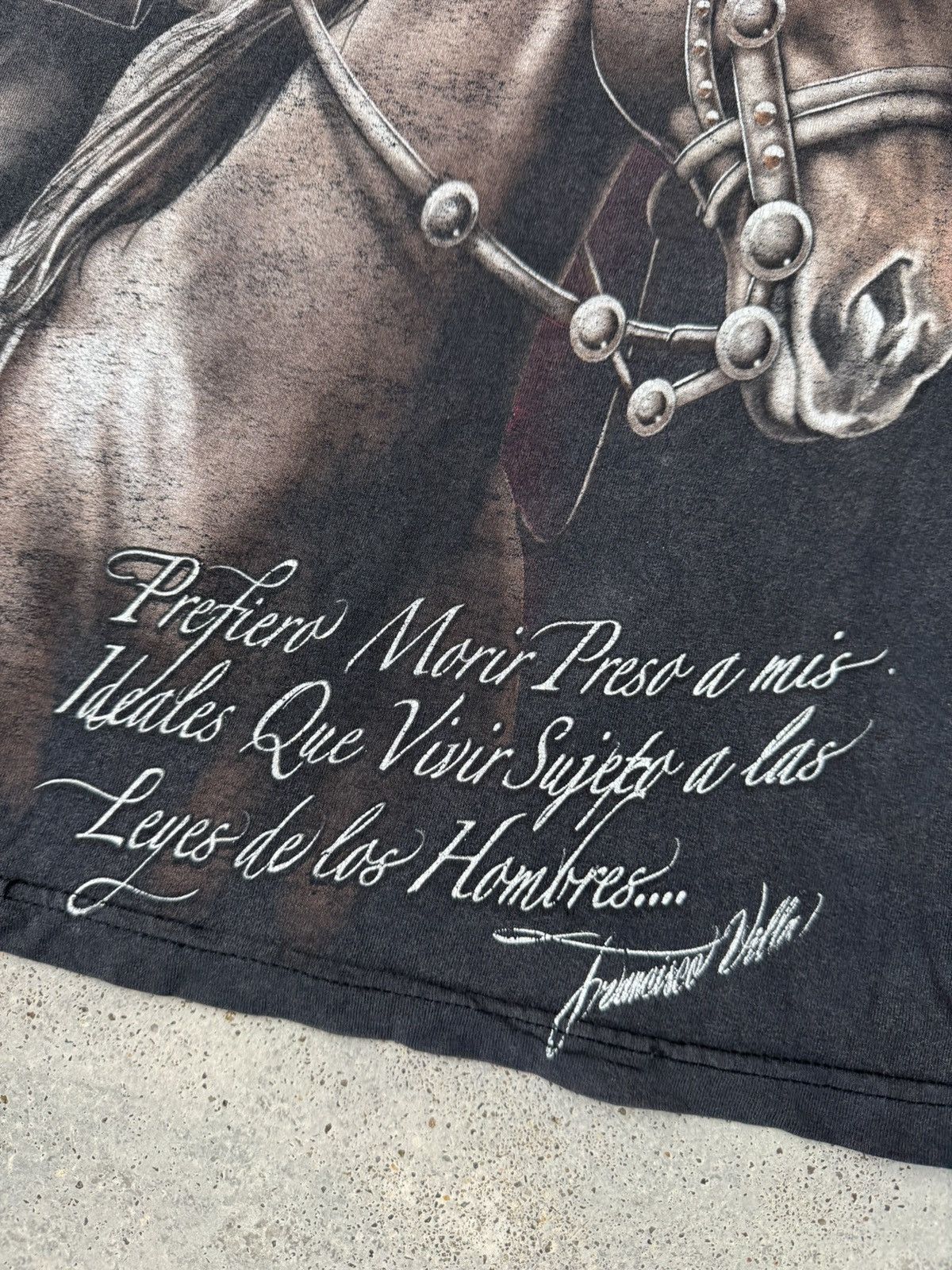 Vintage Distressed 2000s Doroteo Arango Pancho Villa Tees Size US S / EU 44-46 / 1 - 5 Thumbnail