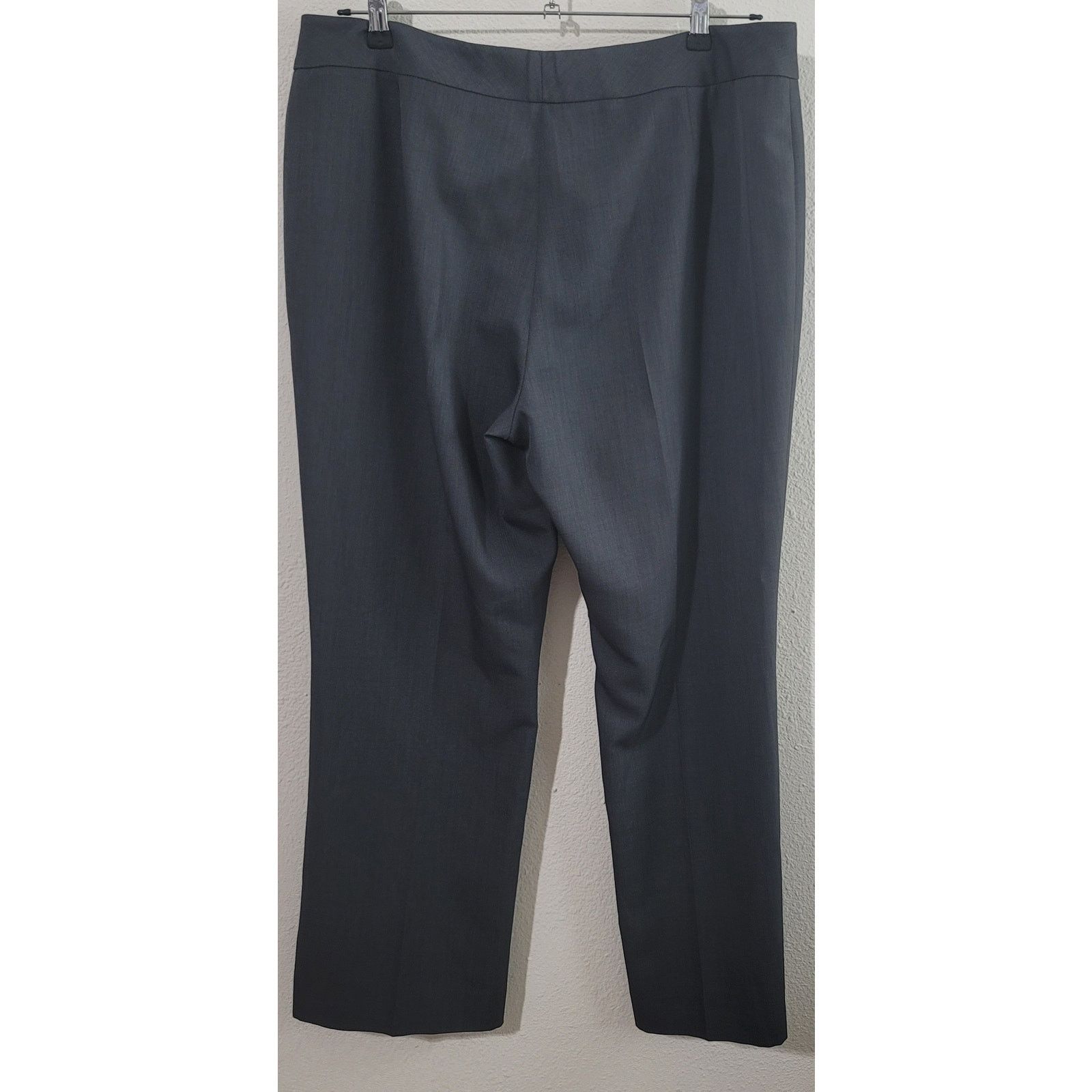Preston & York Preston & York Charcoal Flat Front Pants 18 Straight leg Size 40" / US 18 - 2 Thumbnail