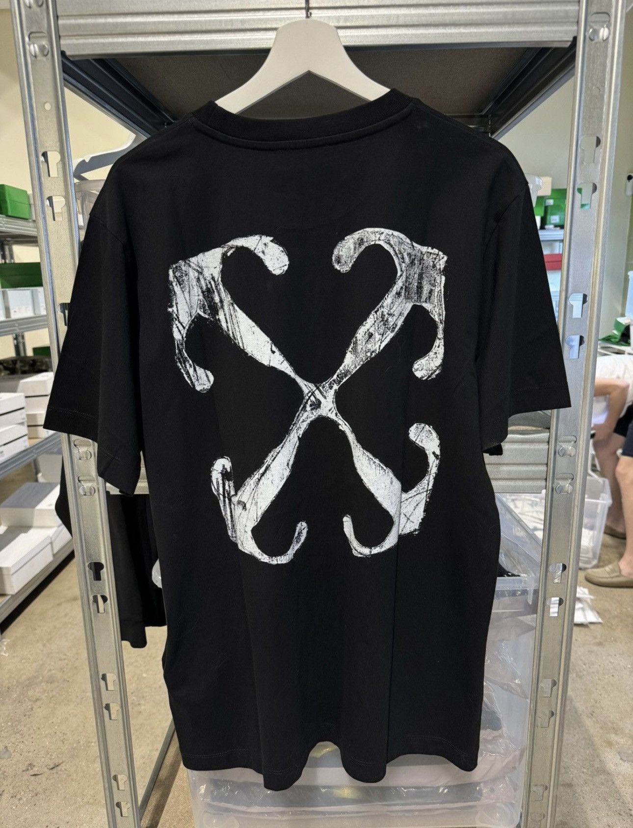 Off-White × Virgil Abloh Off-White Scratch Arrow T-Shirt NEW 550$ Size US M / EU 48-50 / 2 - 1 Thumbnail