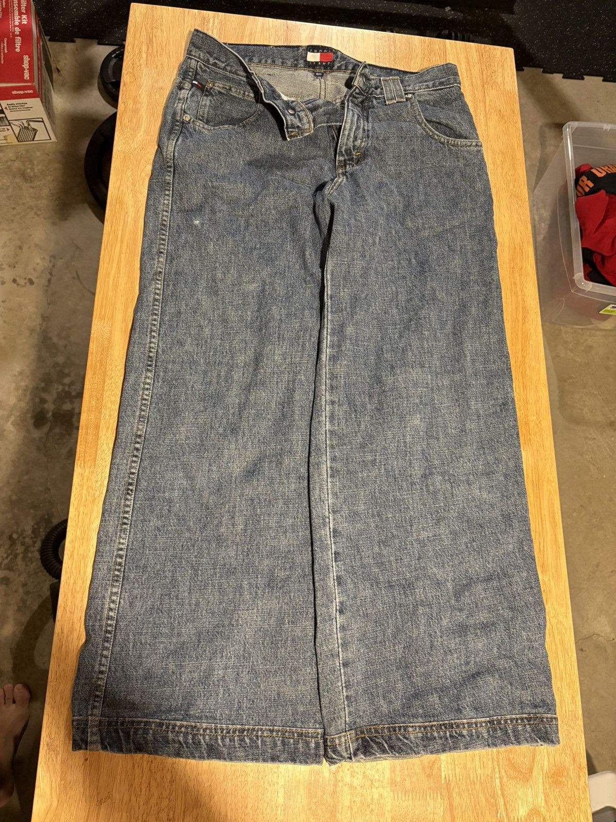 Tommy Hilfiger Vintage Baggy Tommy Hilfiger Jeans Size US 30 / EU 46 - 3 Thumbnail